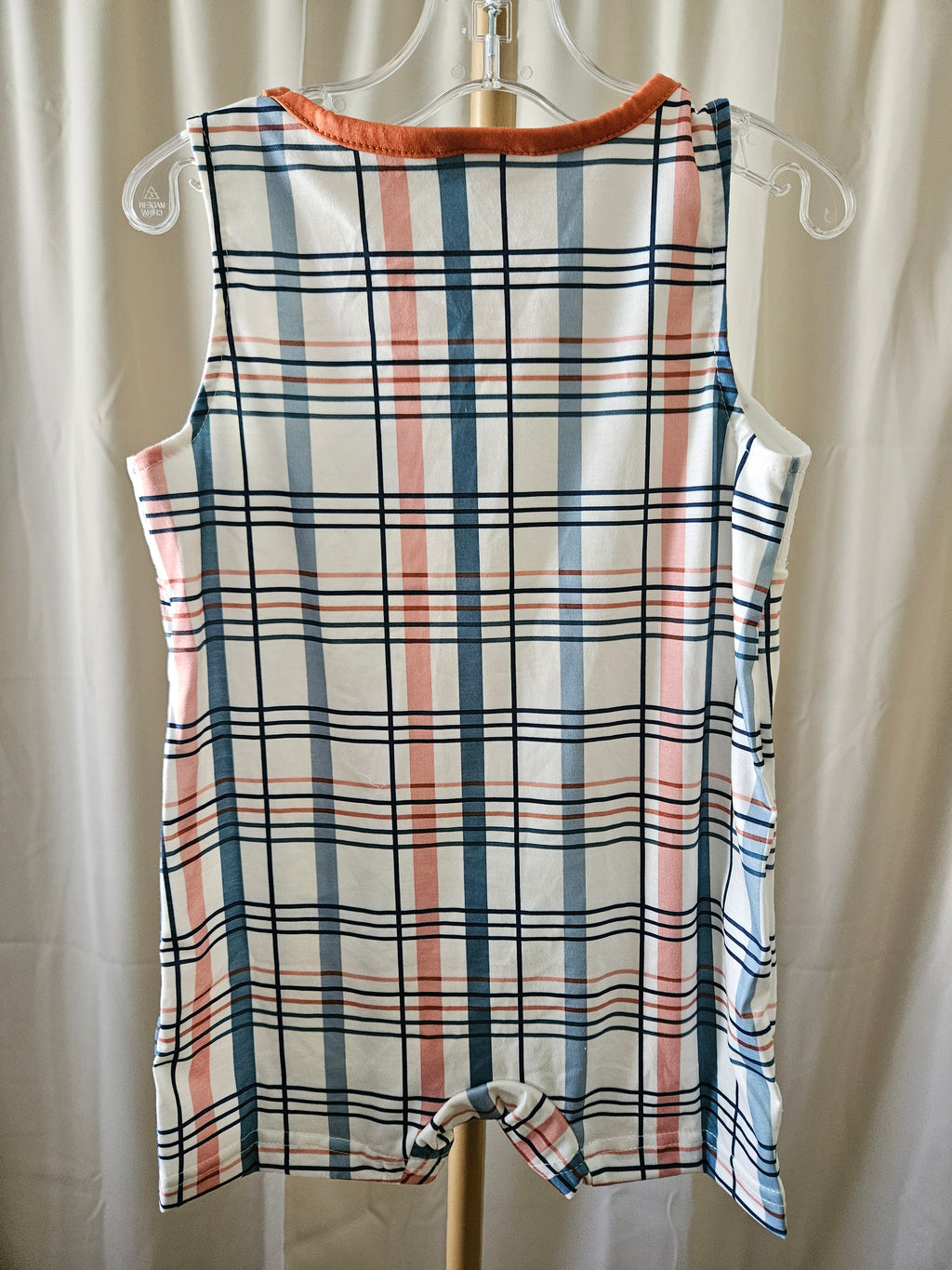 Custom Made Fall Plaid Jon Jon – 3T