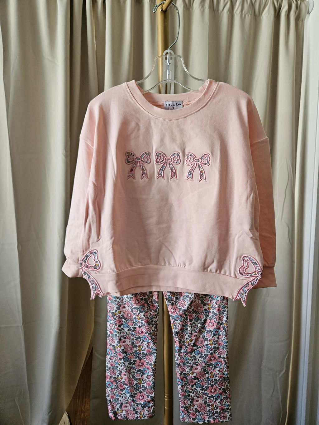 Abby & Evie  Two-Piece Floral Legging Set