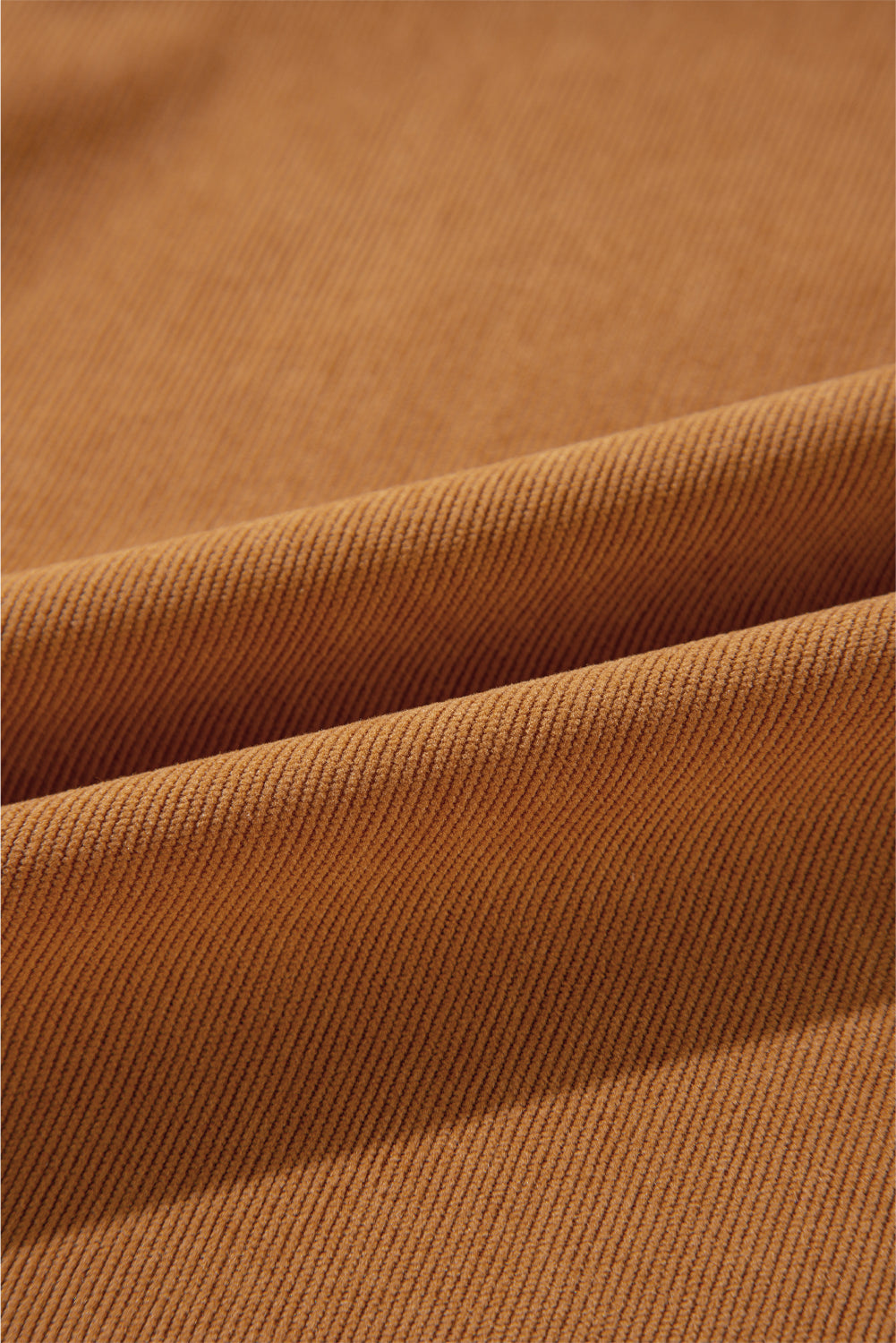 Desert Gold Corduroy Pleated Puff Sleeve Shift Short Dress Online Only