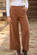 Thai Curry Scalloped Edge Pocket Full-Length Pant Online Only