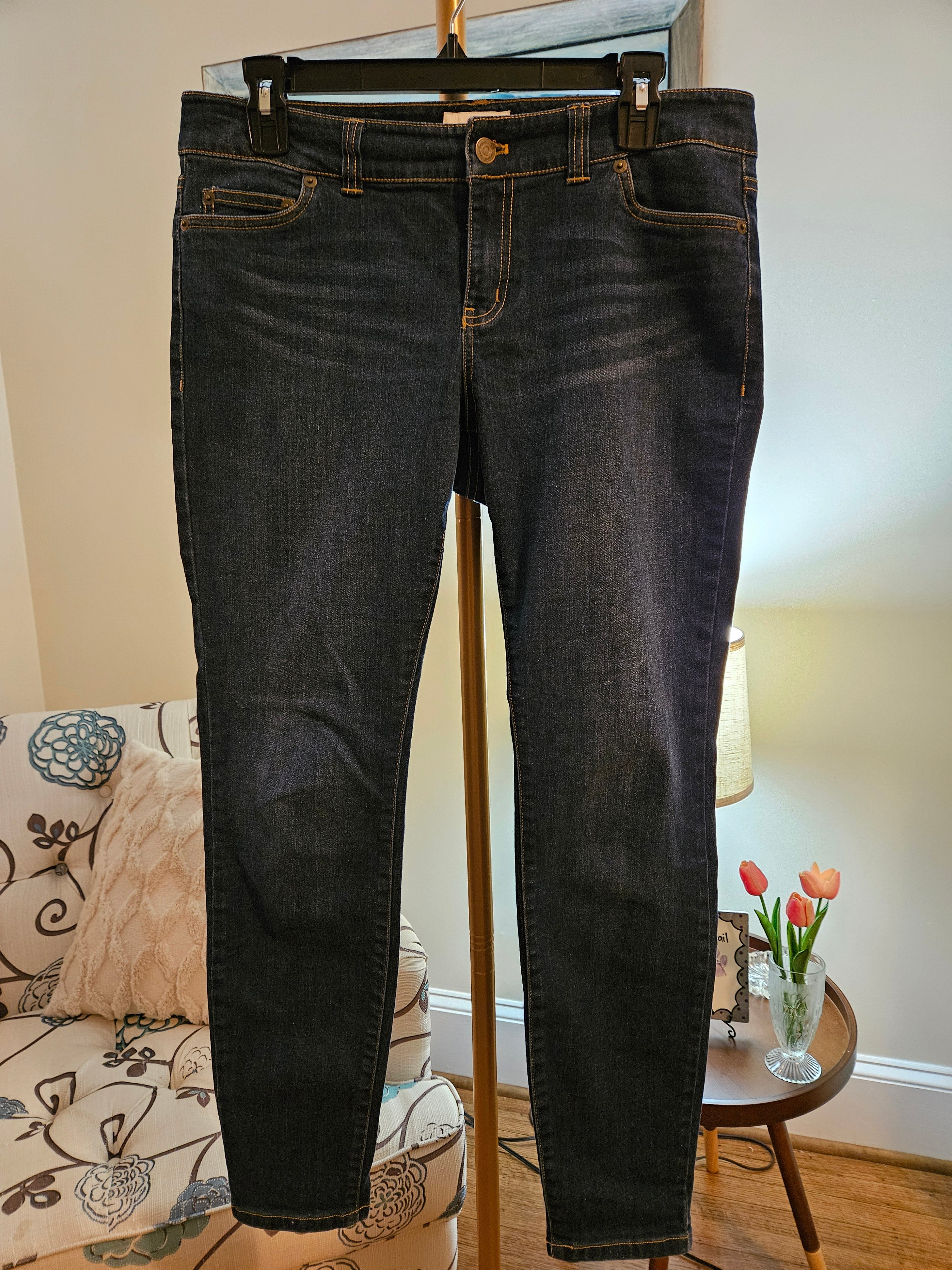 Vineyard Vines Women's Dark Blue Skinny Jeans Sz 6