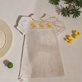 MSC White Dress with Yellow Smocked Ducks Sz 0-6M