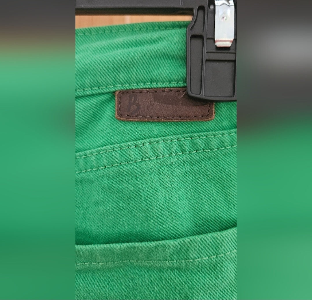 Boden Green Denim Jeans Size 4L