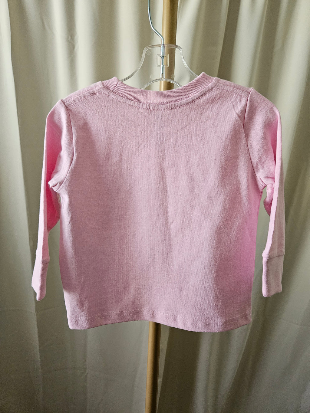 Pink Pumpkin Long-Sleeve T-Shirt | Rabbit Skins | Size 2