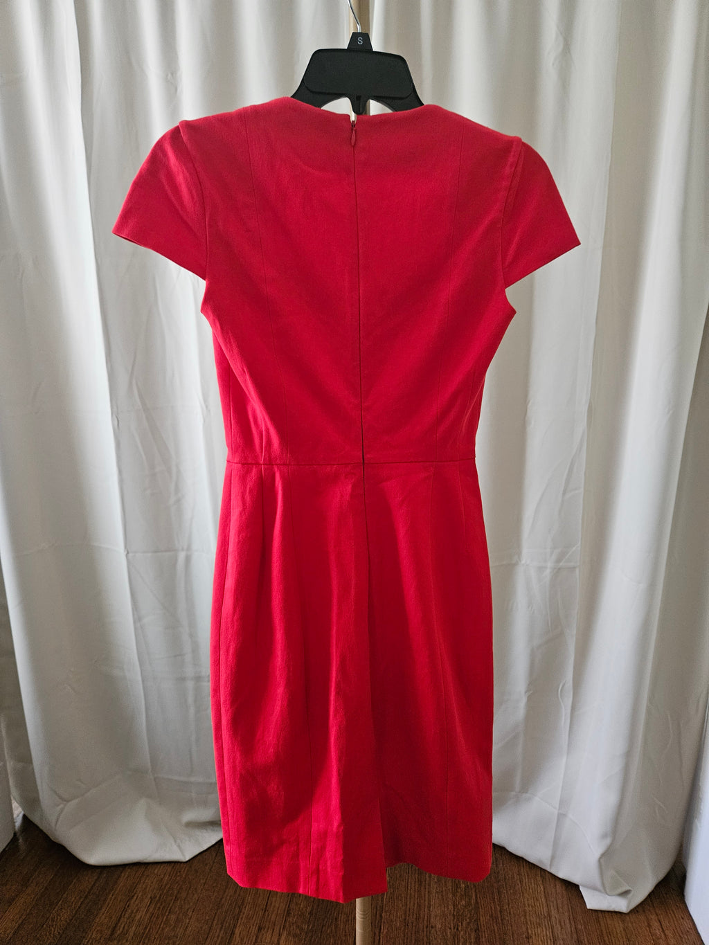 Banana Republic Red Tailored Fitted Dress Size 0