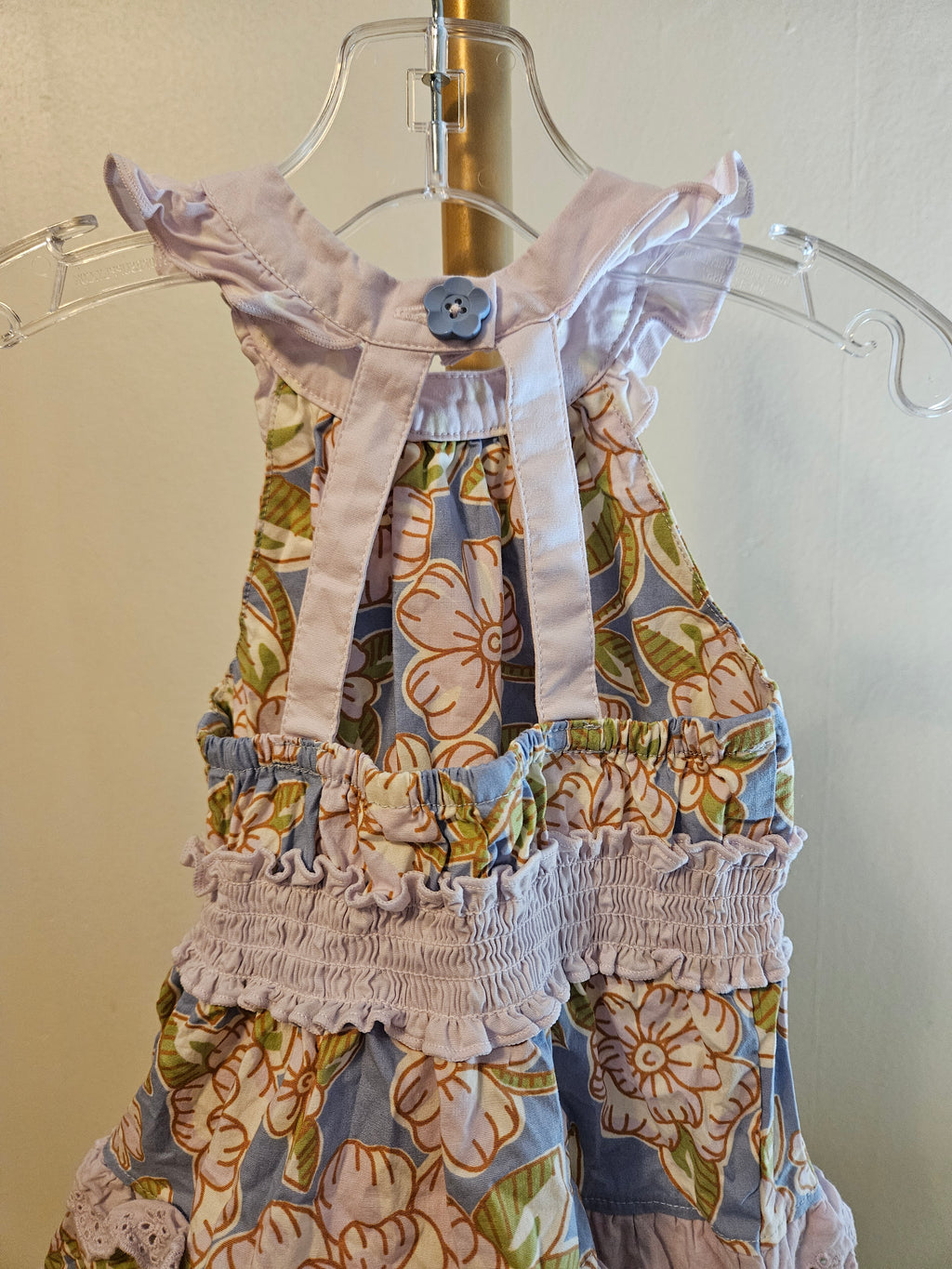 Matilda Jane Lavender Floral Dress With Out Back Sz 2