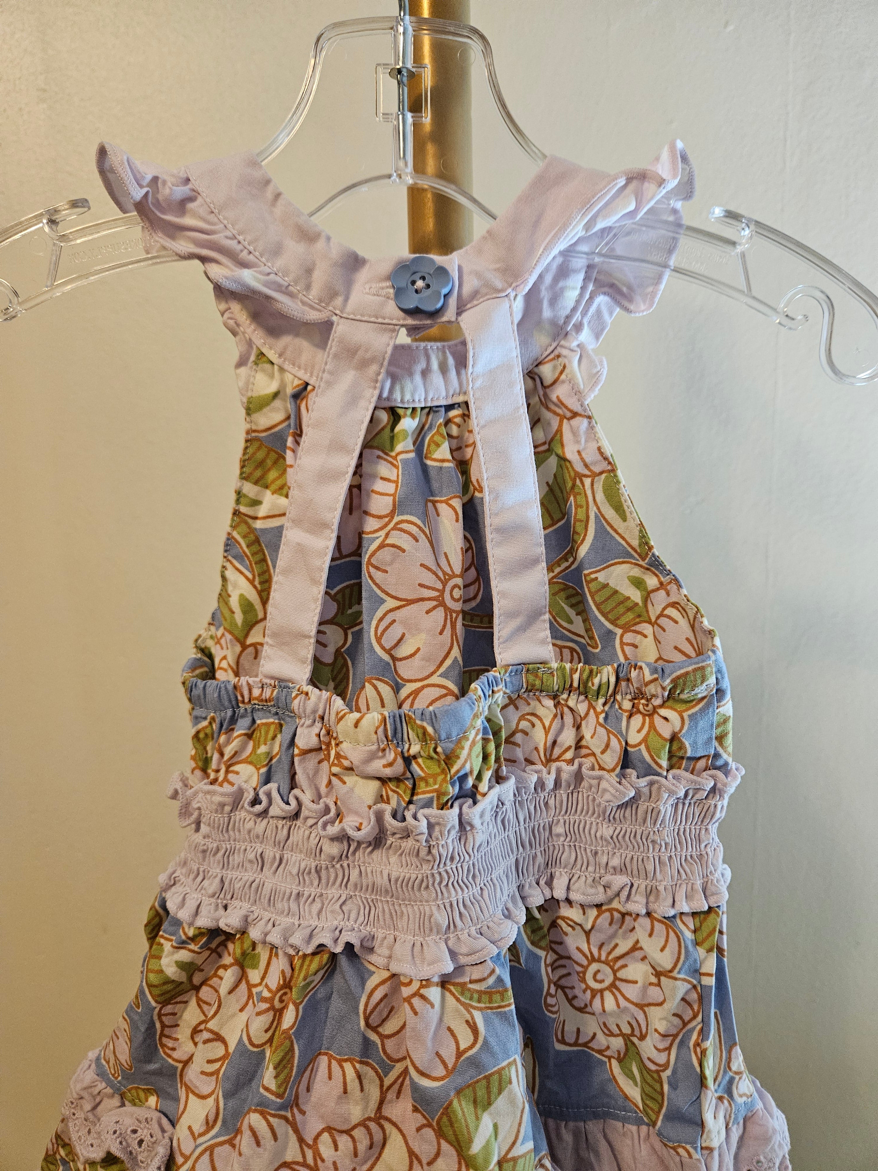 Matilda Jane Lavender Floral Dress With Out Back Sz 2