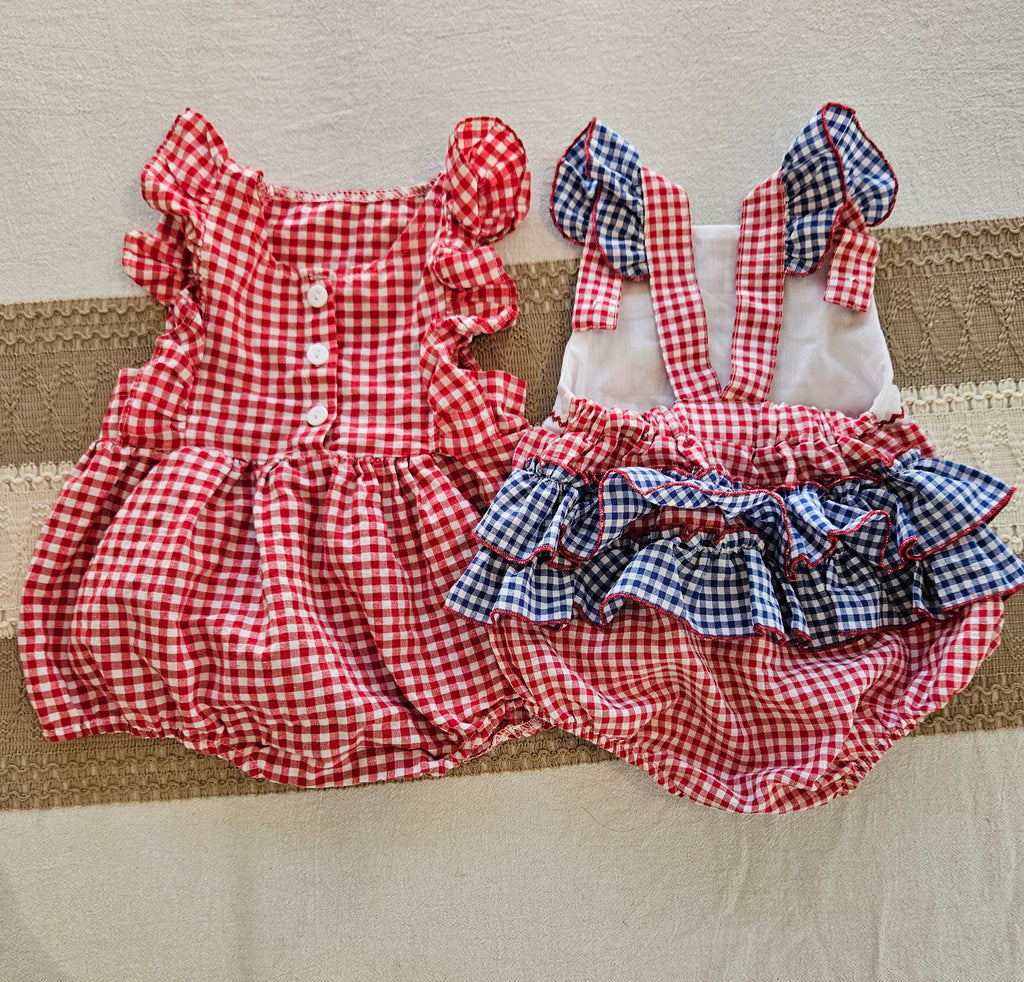 Perfect Pinic Sets- Red, White, And Blue Sz 9-12M