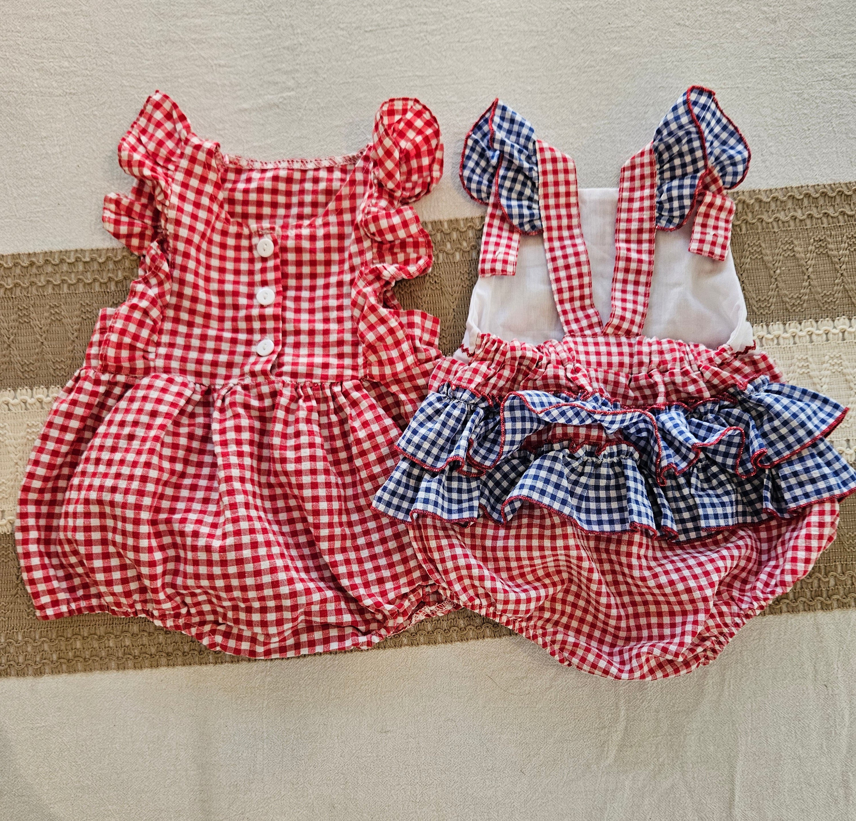 Perfect Pinic Sets- Red, White, And Blue Sz 9-12M