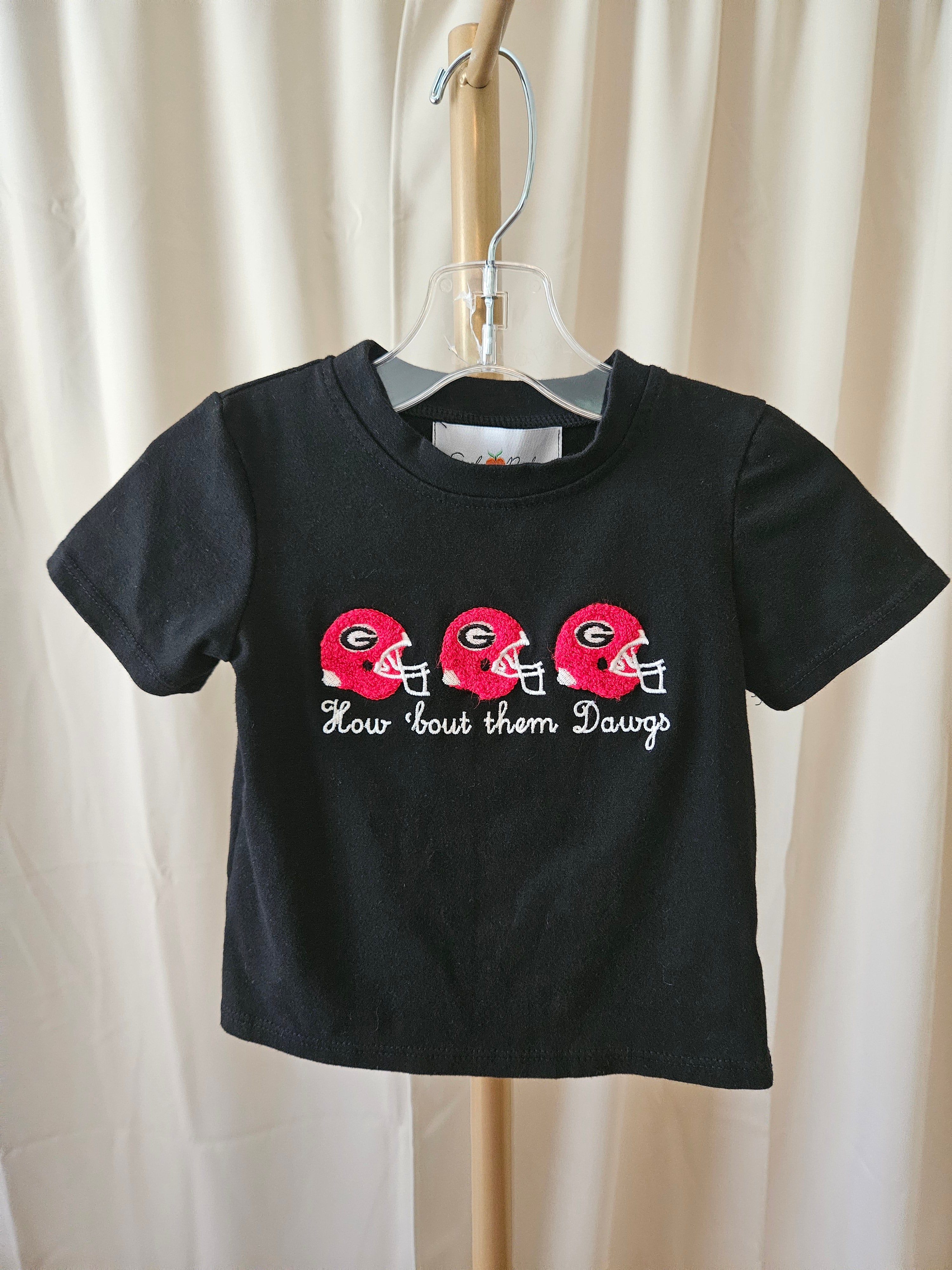 “How ’Bout Them Dawgs” GA Bulldogs Toddler Tee – 6–12M