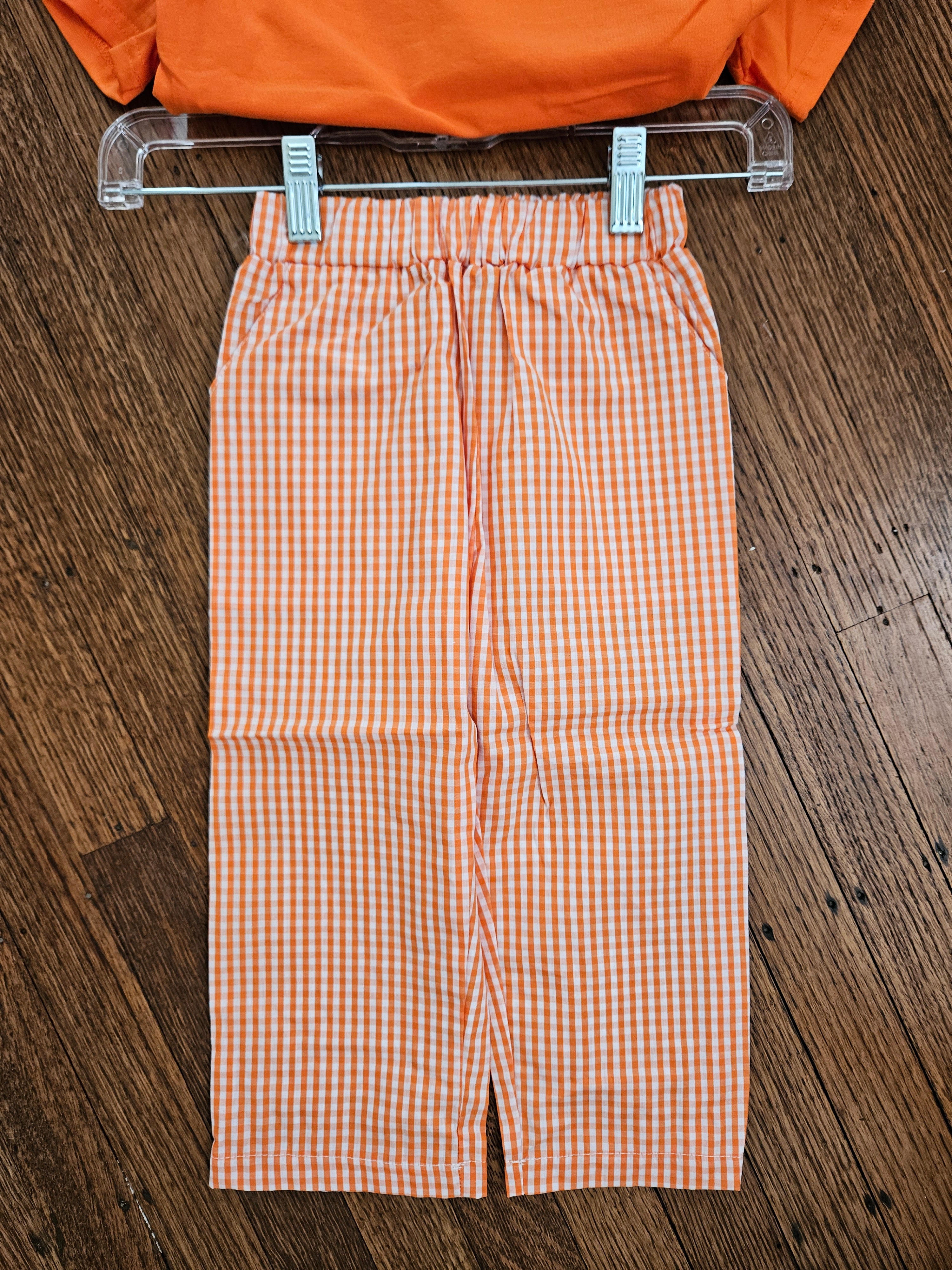 Rylee Faith Designs Boys Smocked Halloween 2-Piece Pants Set