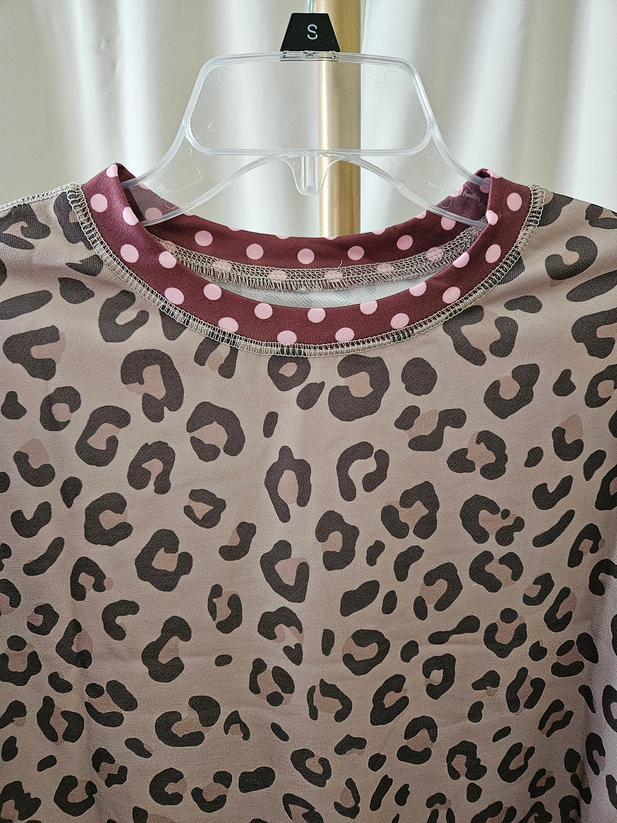 Leopard & Polka-Dot Knit Pullover | Little Daisy |