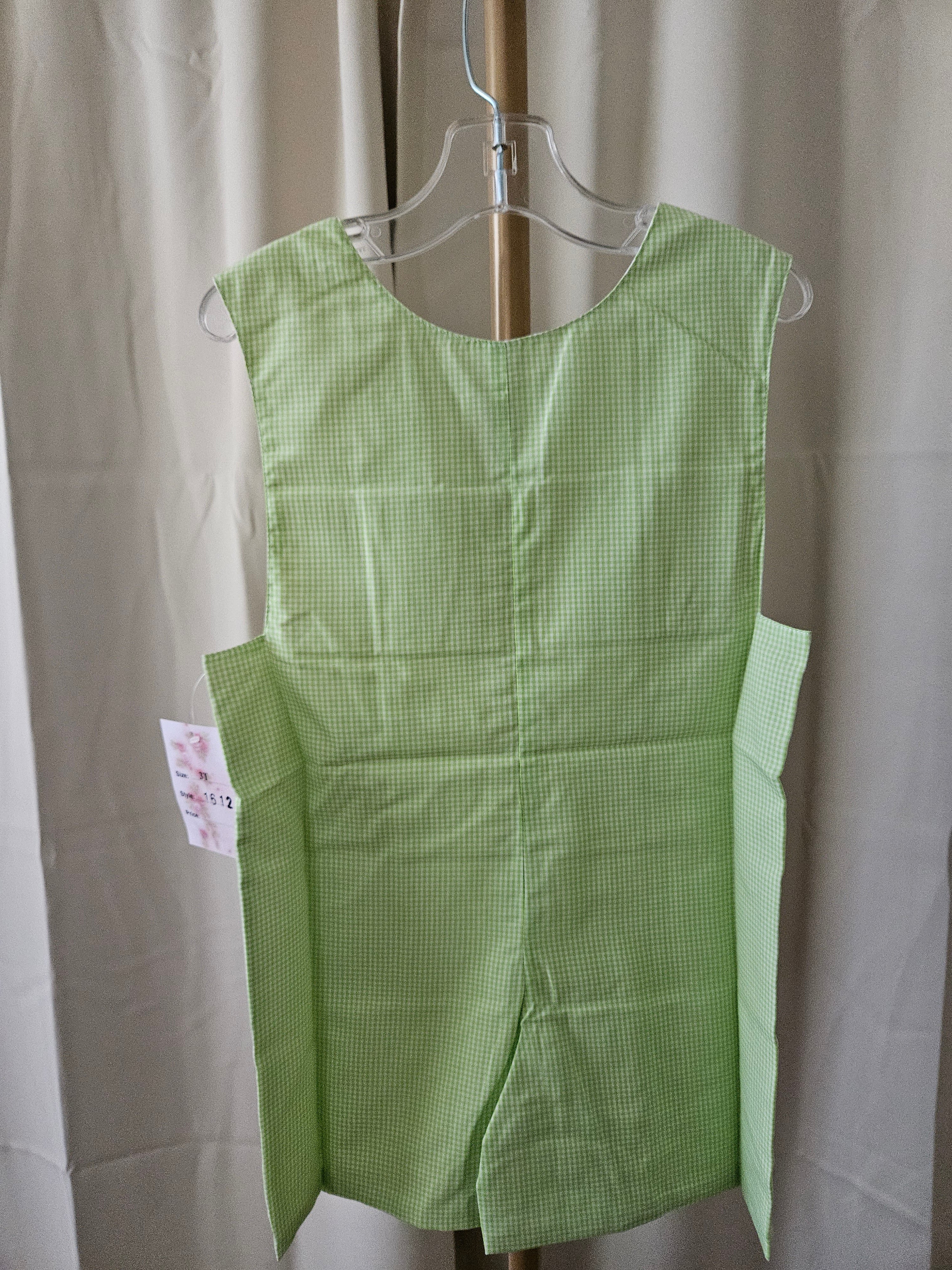 Mom & Me Toddler Boy Green & White Gingham Smocked Jon Jon Frogs Hearts 🐸💚