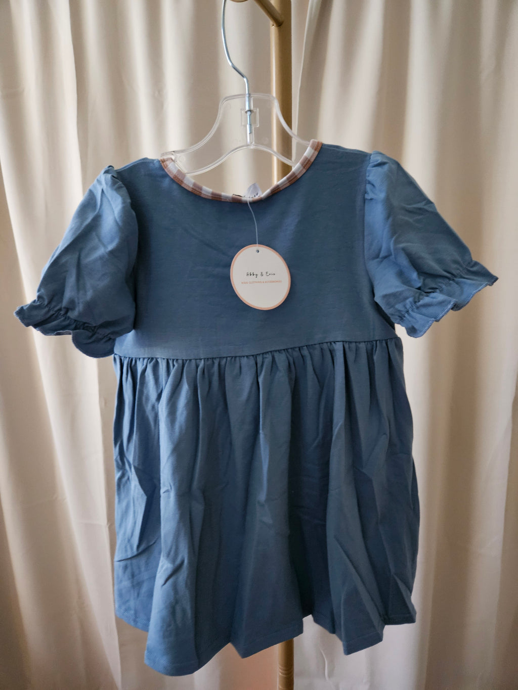 Abby & Evie Blue Thanksgiving Dress