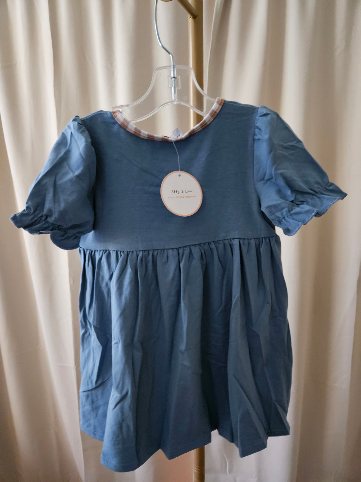 Abby & Evie Blue Thanksgiving Dress