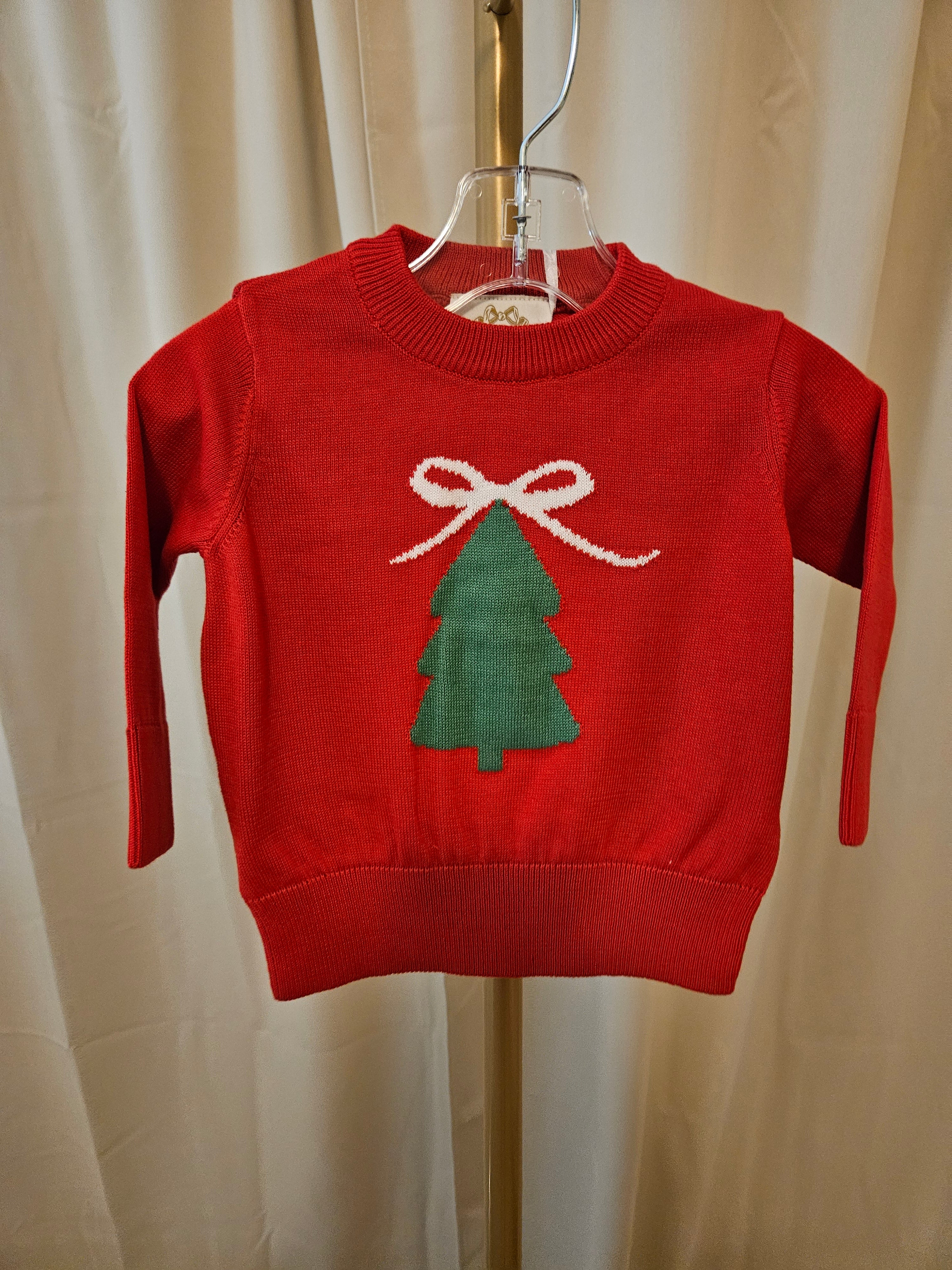 The Beaufort Bonnet Company Christmas Tree Sweater – Red |