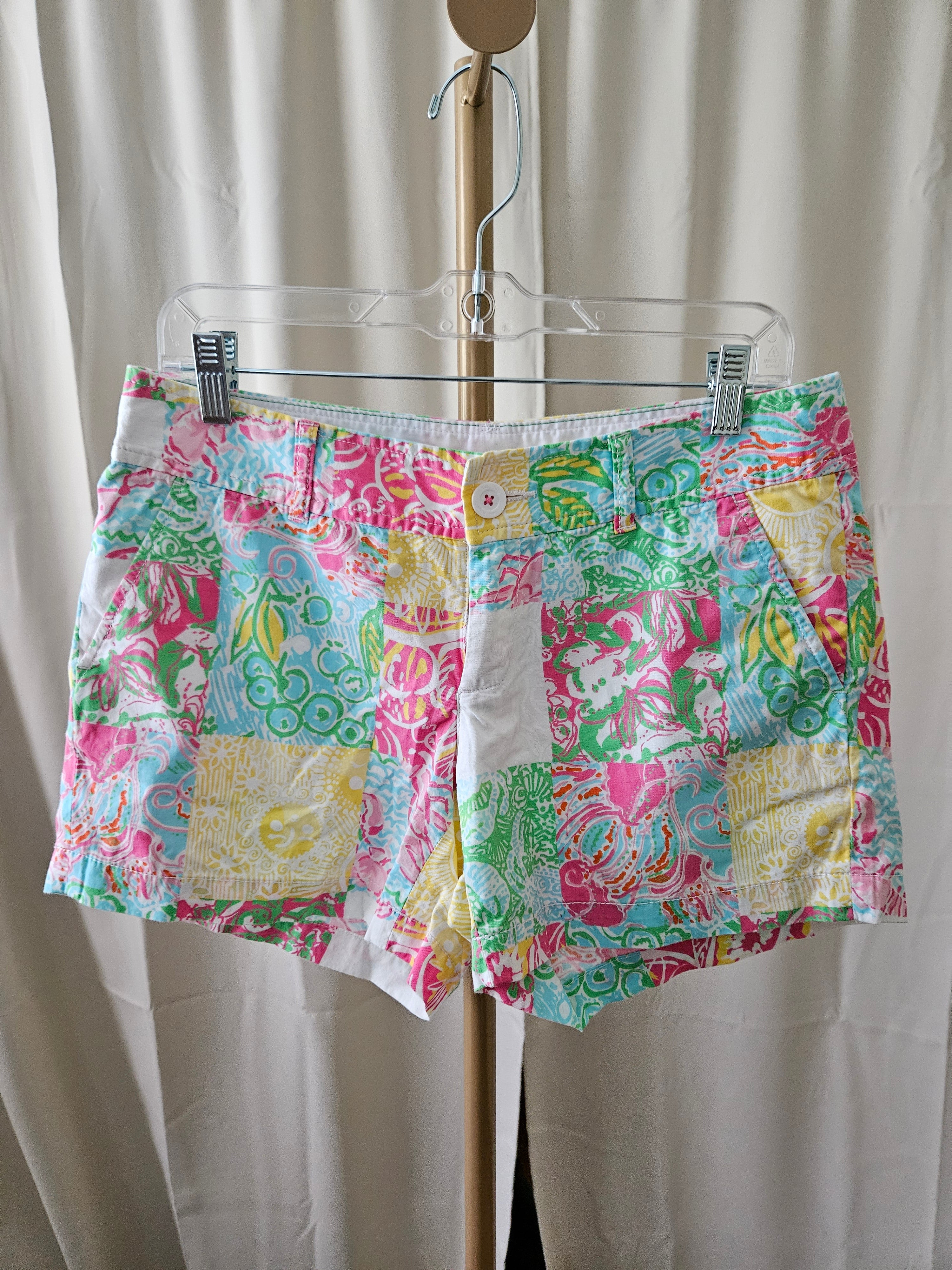 Lilly Pulitzer Callahan Patchwork Shorts – Bright Spring/Summer Colors 🌸☀️