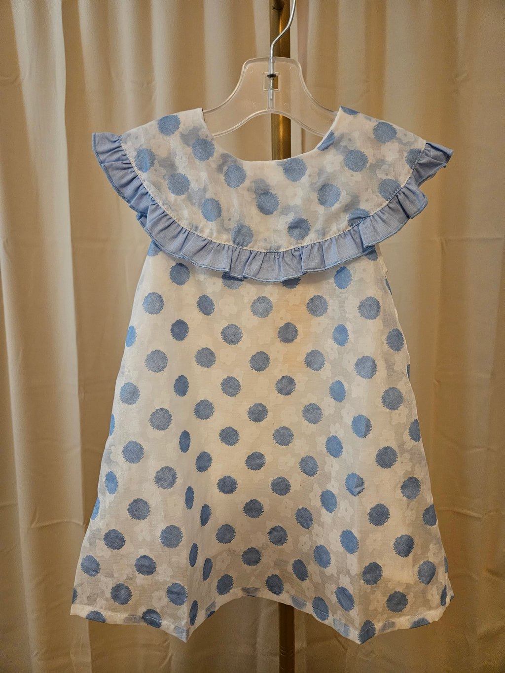 Doe a Dear Polka-Dot Overlay Dress