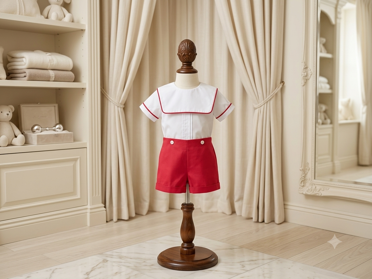 The Beaufort Bonnet Company Beauregard Velveteen Button-On Jon Jon Set