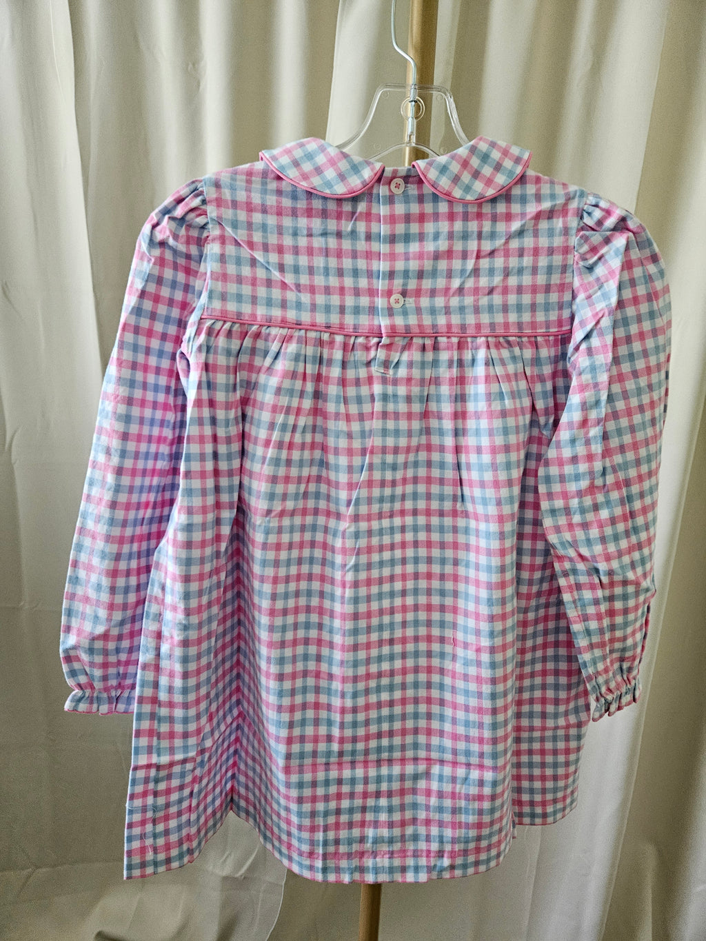 The Beaufort Bonnet Company Soft Brushed Flannel Plaid Dress | Size 7