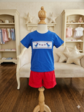 New Rylee Faith Designs Patriotic Dino Outfit 🇺🇸