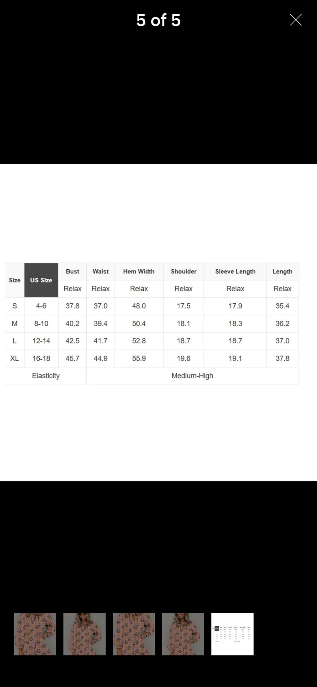 Lovesoft Pink Floral Print Zip Neck Striped Long Sleeve Drawatring Dress Sz S