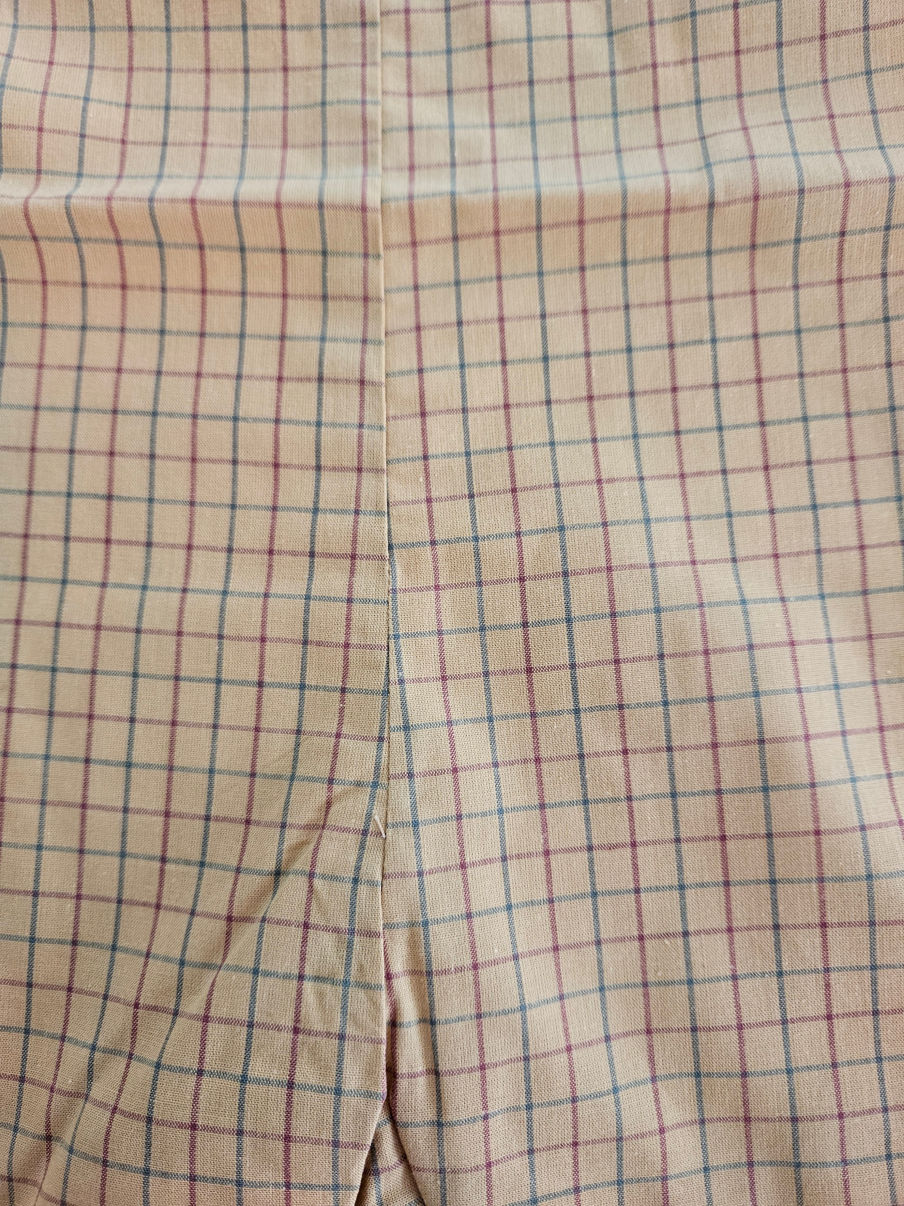 Mom & Me Brown Plaid Smocked Tools Jon Jon – Sizes 12M, 18M & 3T
