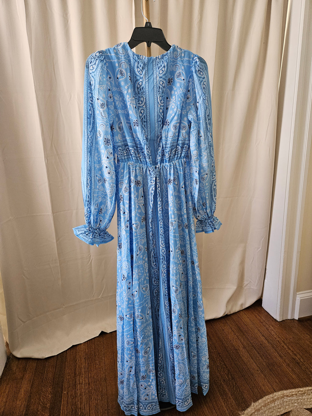 Flying Tomato Printed Woven Maxi Dress — Small, Medium & Large