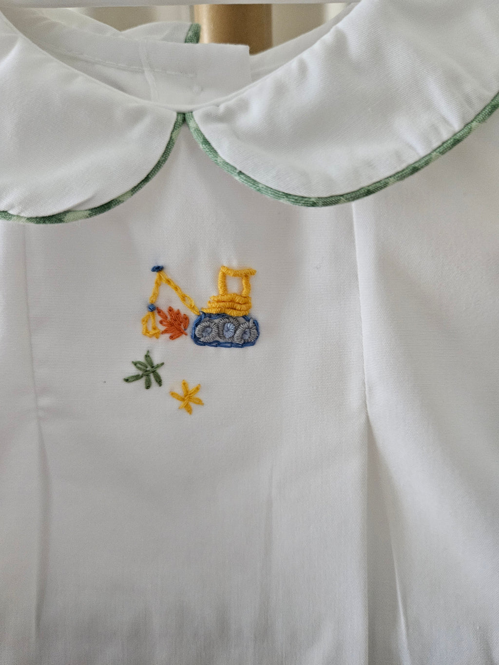Petit Ami Baby Boy 2pc Gingham Bloomer Set NB & 3M