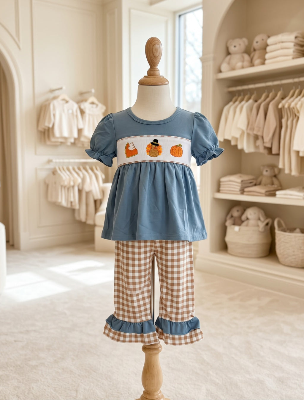 Abby & Evie 12M Fall 2-Piece Pants Set