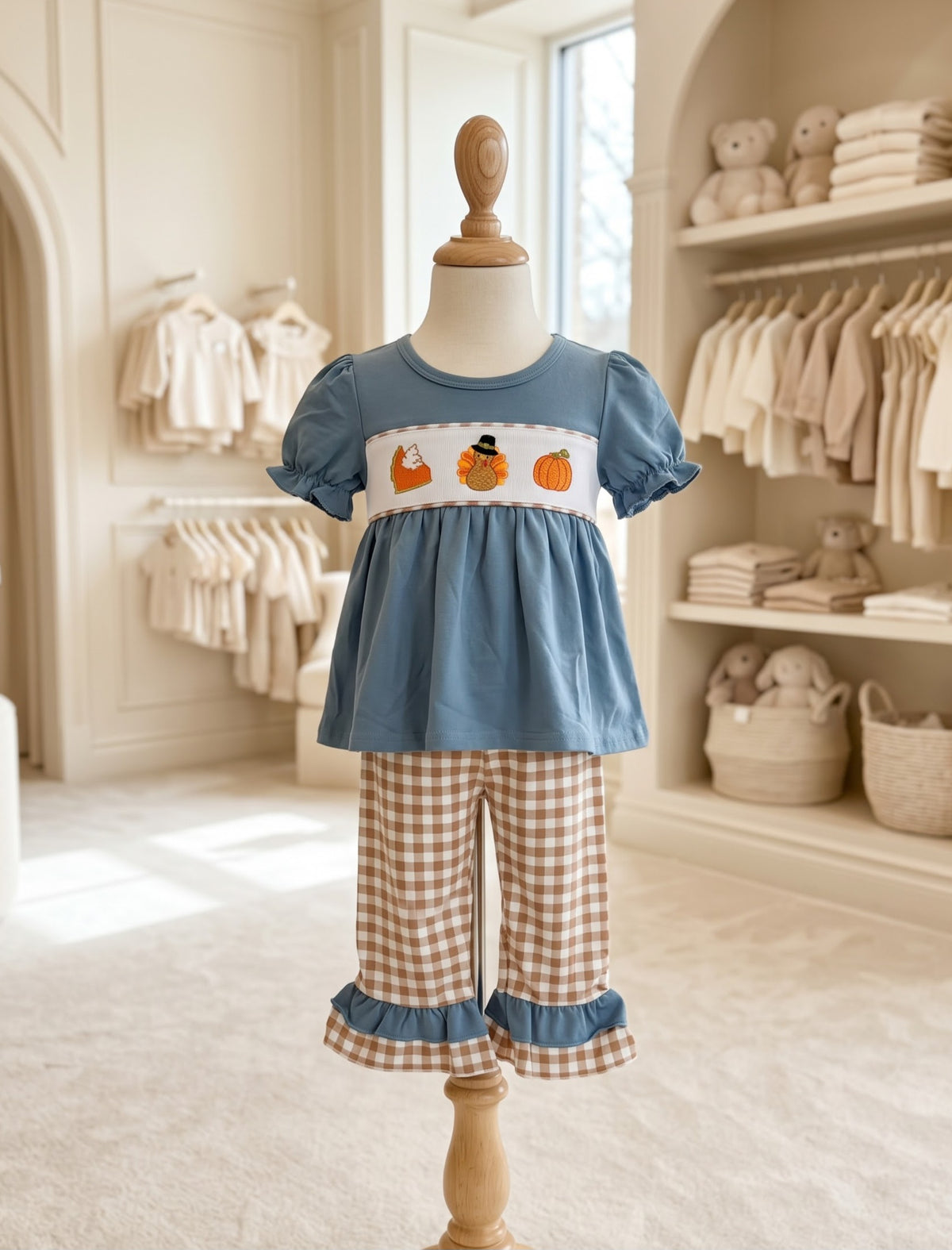 Abby & Evie 12M Fall 2-Piece Pants Set