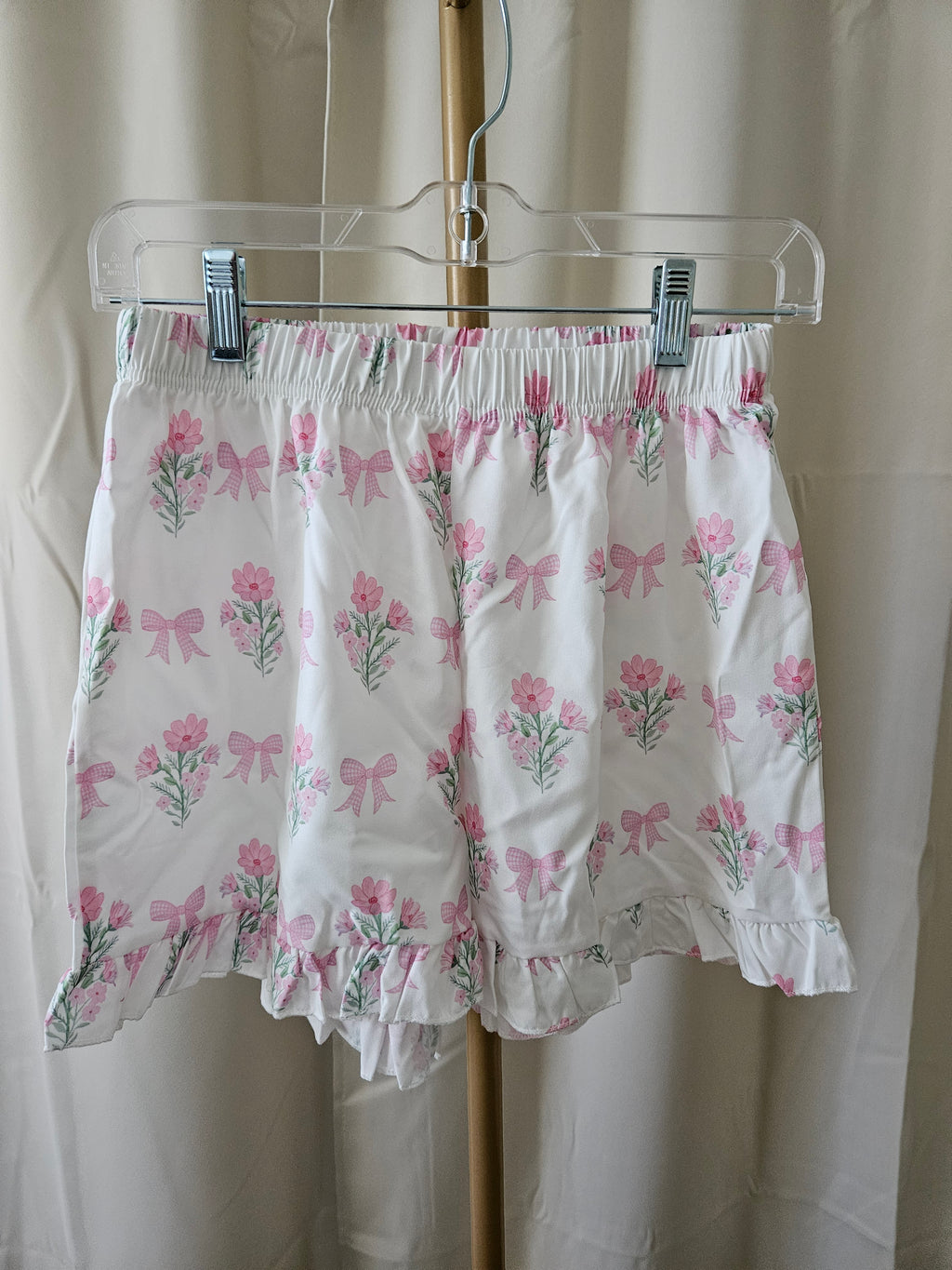 Floral & Ribbon Bow Print 2PC Set by Rosa Clothing