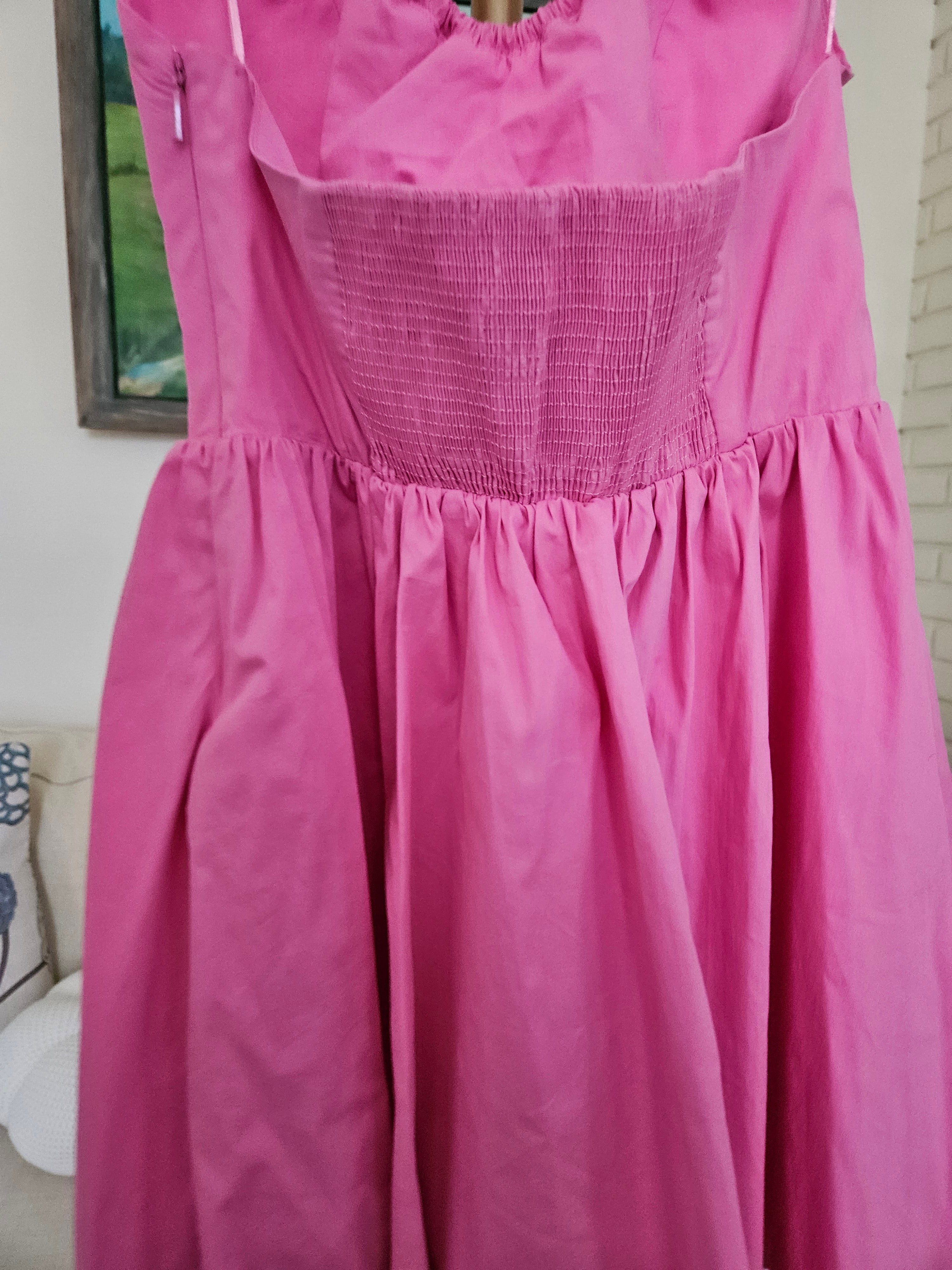 Mango Pink Halter Mini Dress Sz M