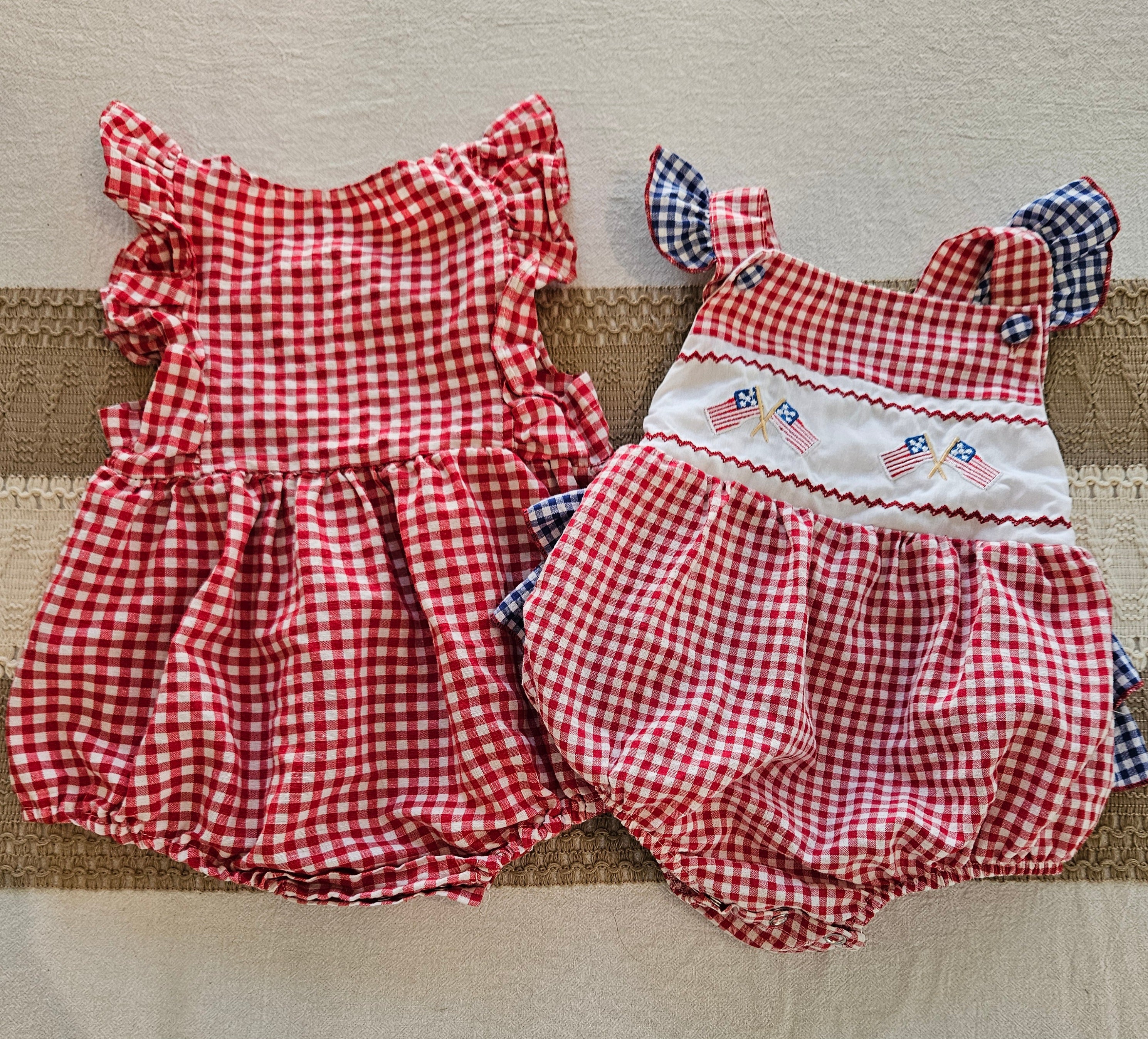 Perfect Pinic Sets- Red, White, And Blue Sz 9-12M