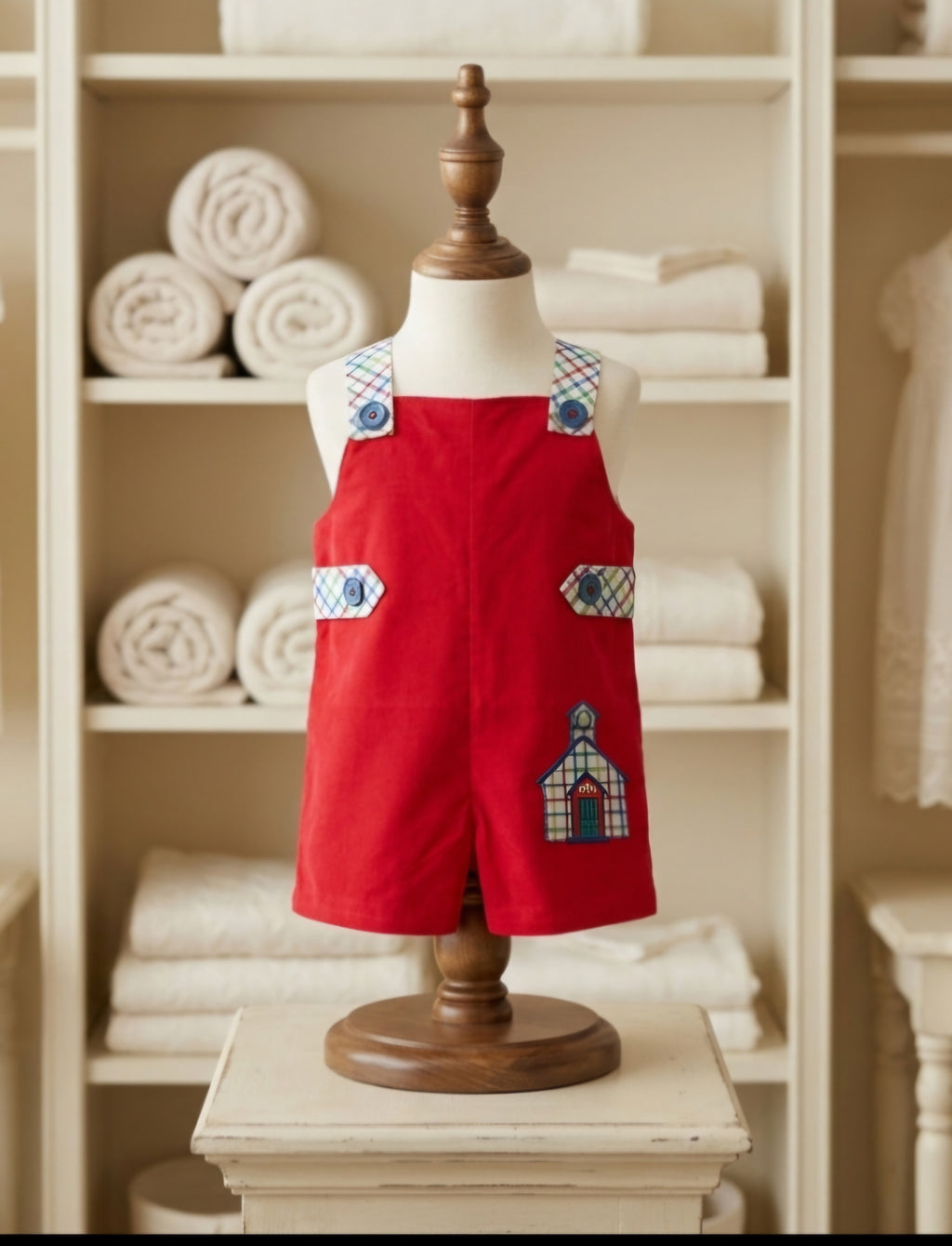 The Beaufort Bonnet Company School House Tab Bubble – Size 6–12M