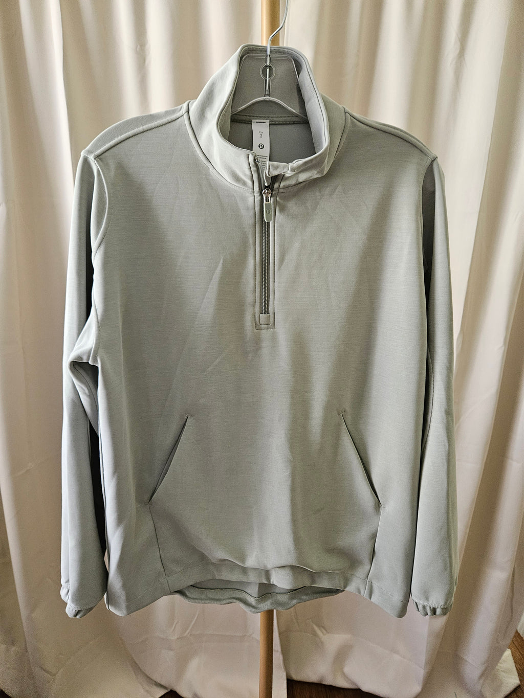 Lululemon Sage 3/4 Zip Pullover Front Pockets Size Small