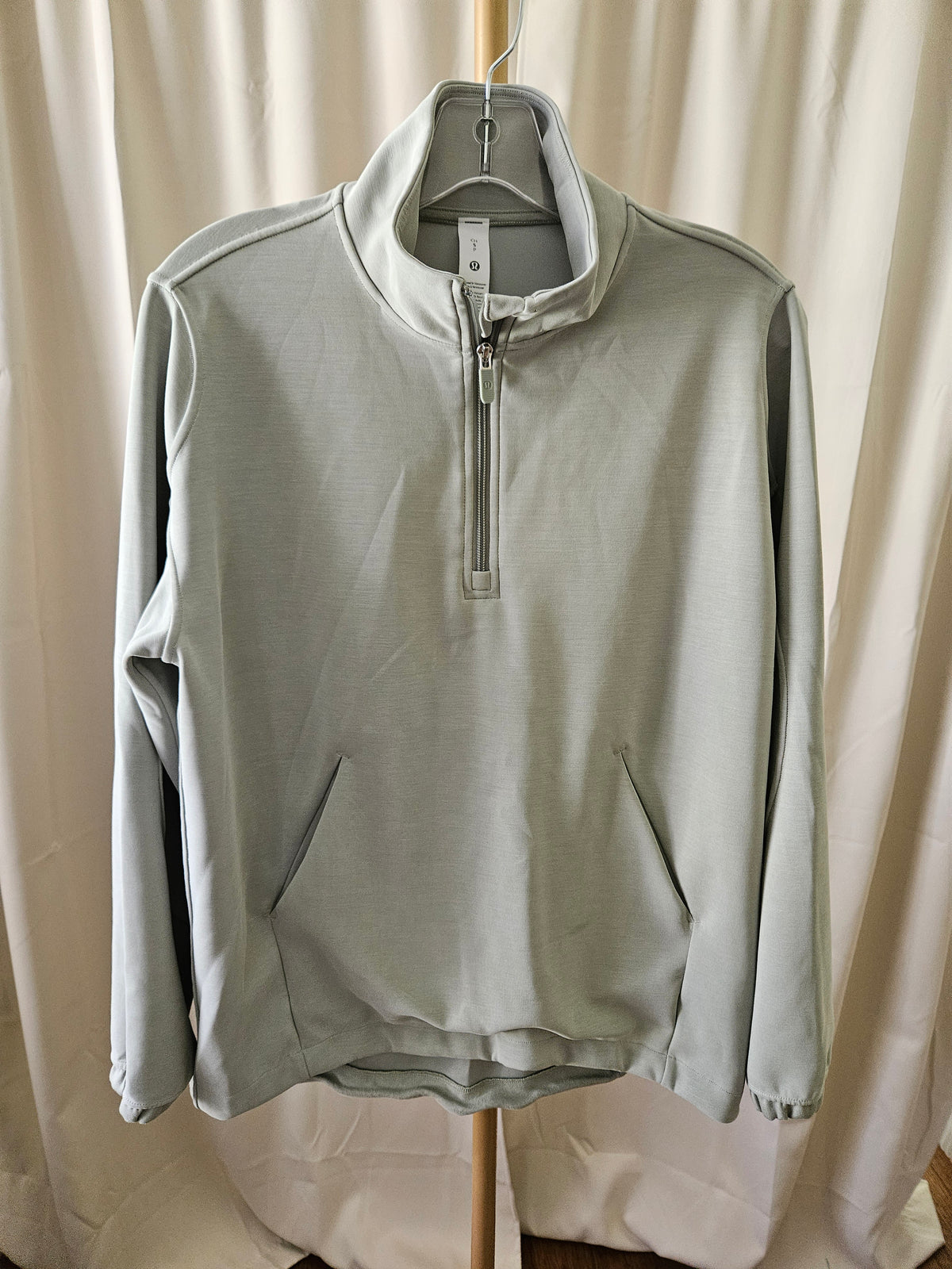 Lululemon Sage 3/4 Zip Pullover Front Pockets Size Small
