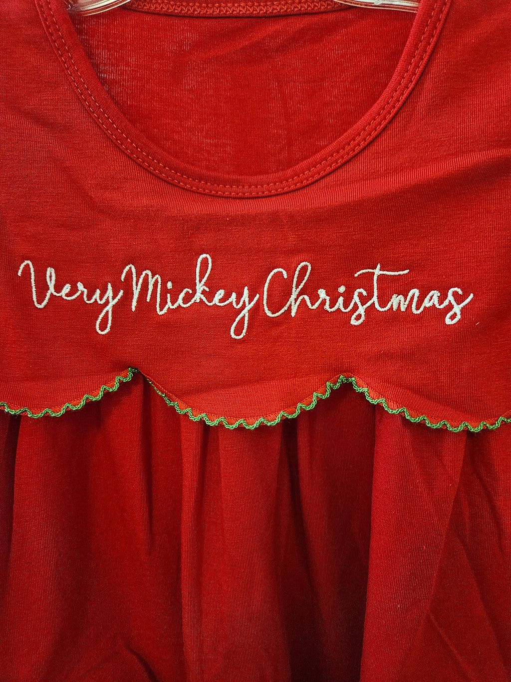 Abby & Evie 4T A Very Mickey Christmas Outfit Set