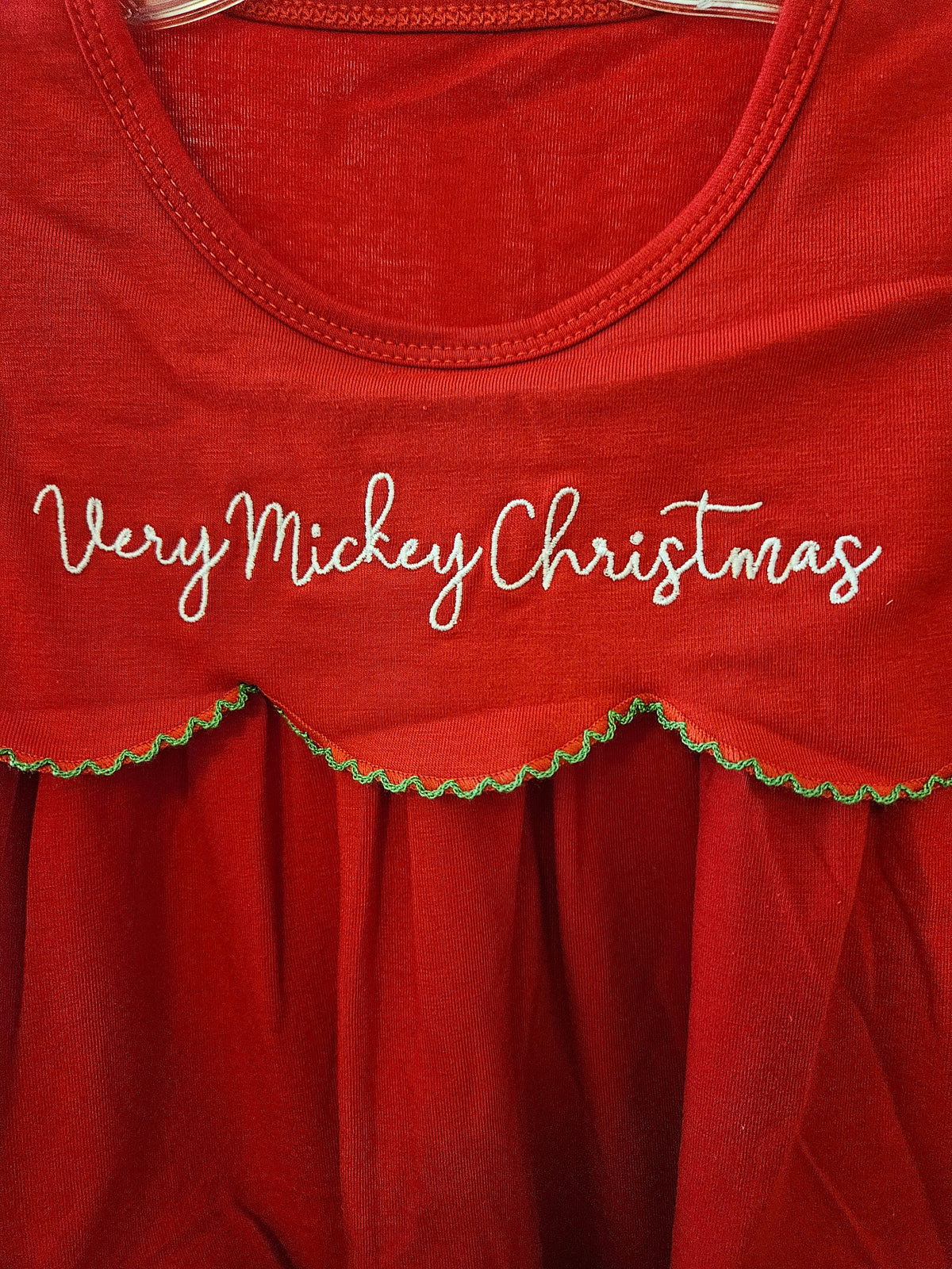 Abby & Evie 4T A Very Mickey Christmas Outfit Set
