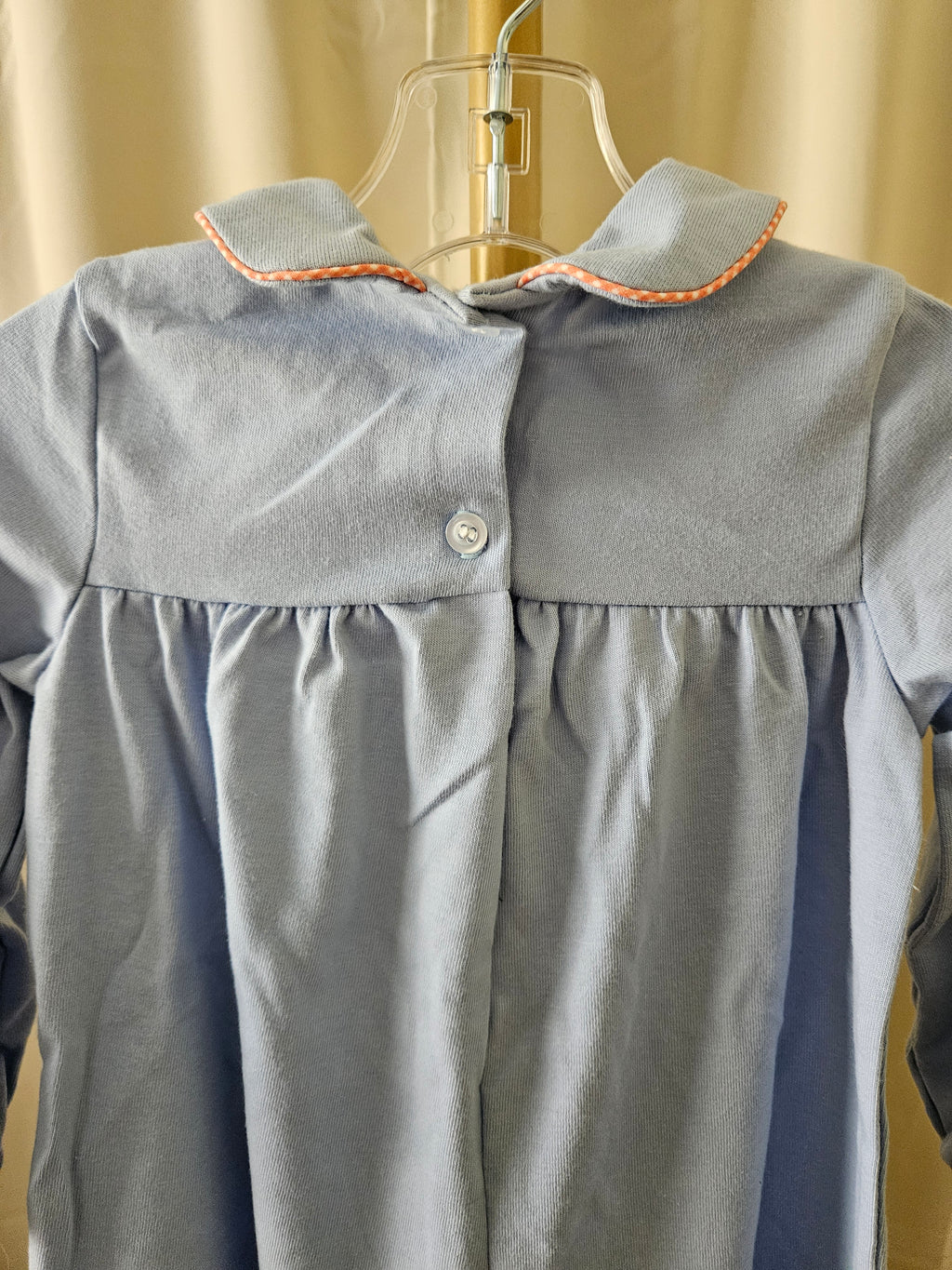 Baby Blessings Pumpkin Applique Romper Boutique