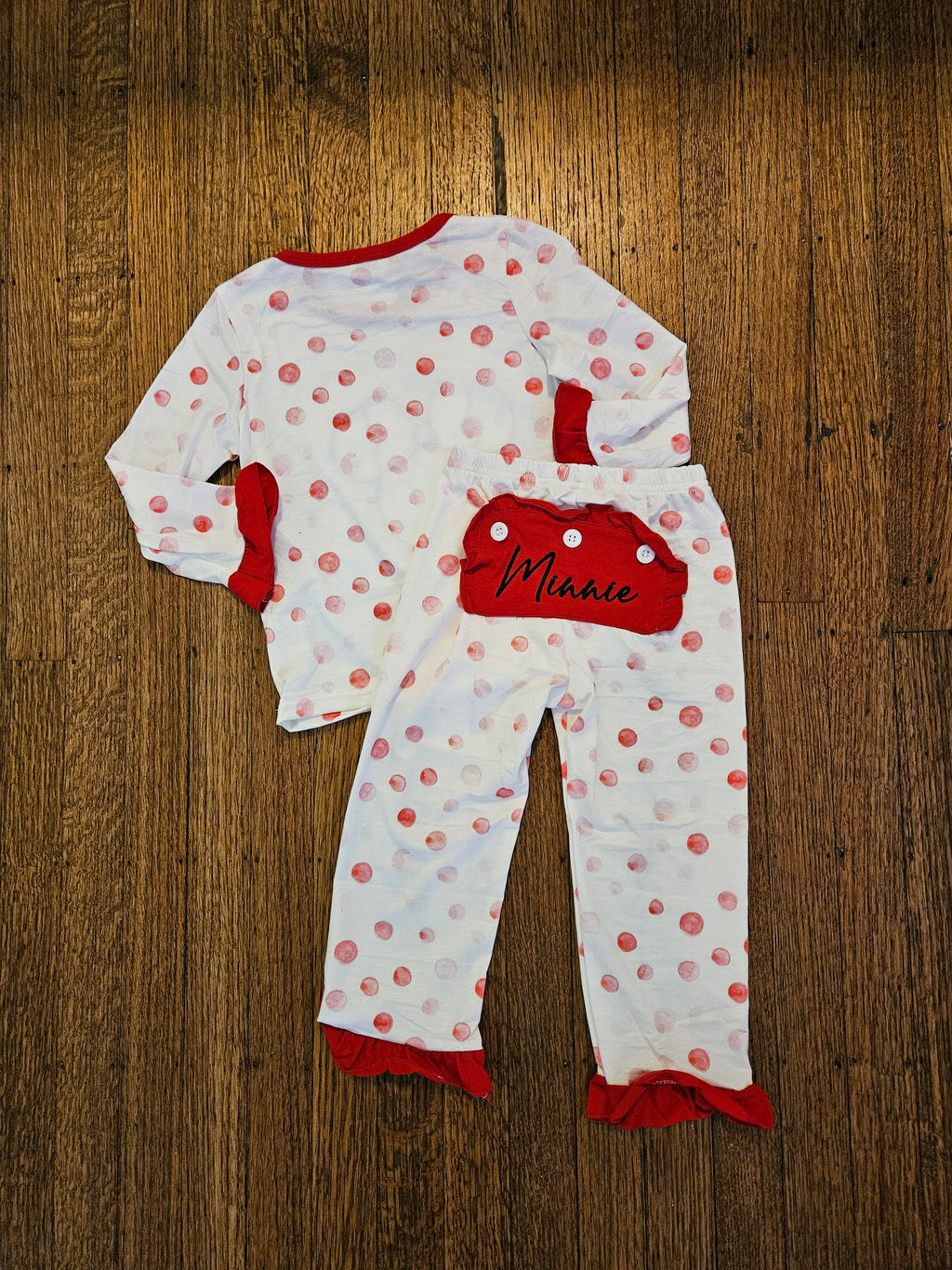 Abby & Evie Minnie Mouse 2pc Knit Set