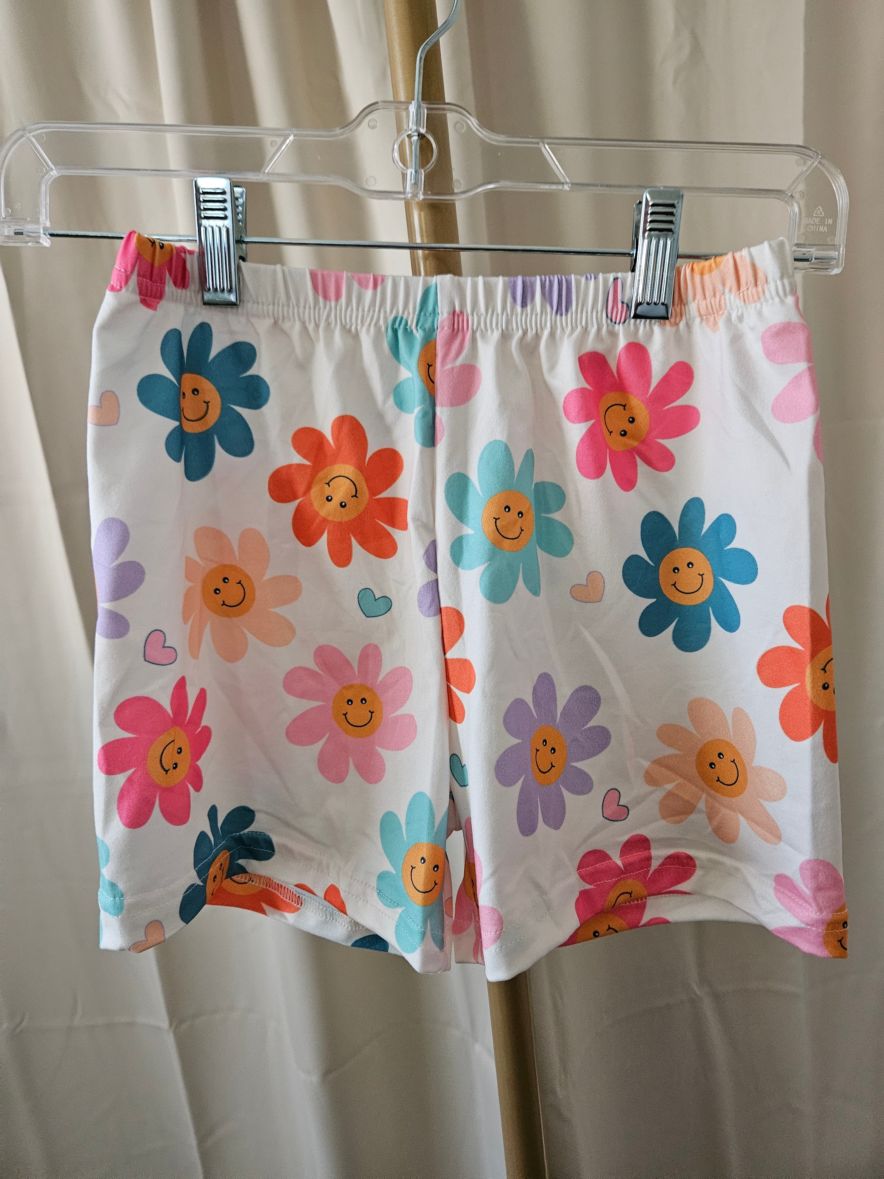 Adorable Sweetness Retro Happy Flower Short Set