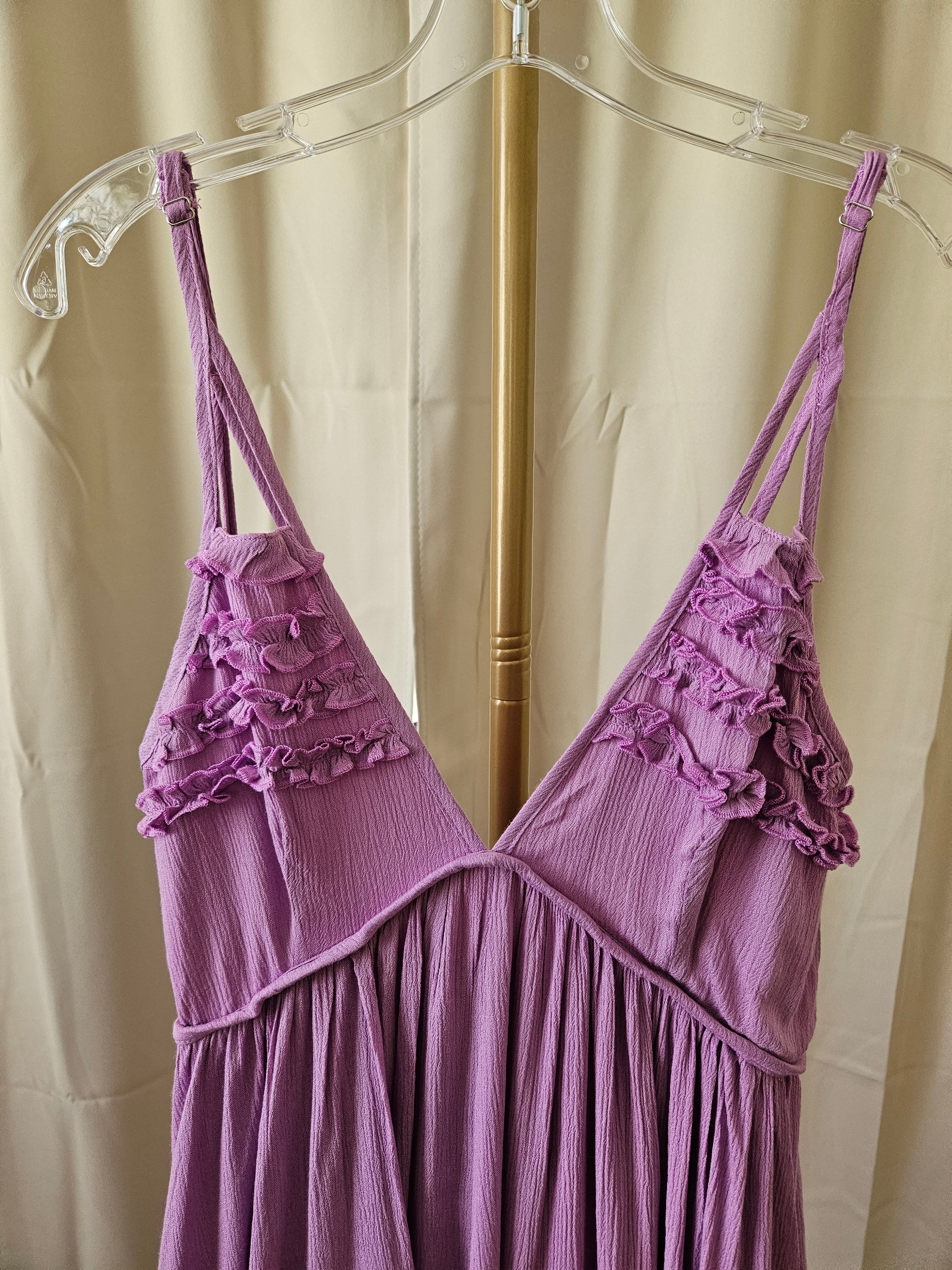 Twenty Ten Lavender Ruffle Sundress | Flowy Open Back 💜