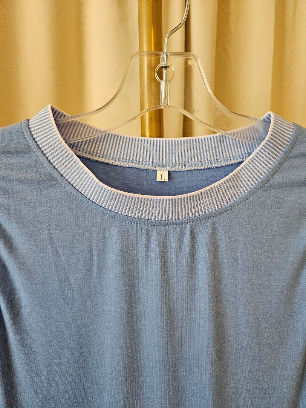 Lovesoft Sky Blue Sleeveless Swing Dress With Pockets