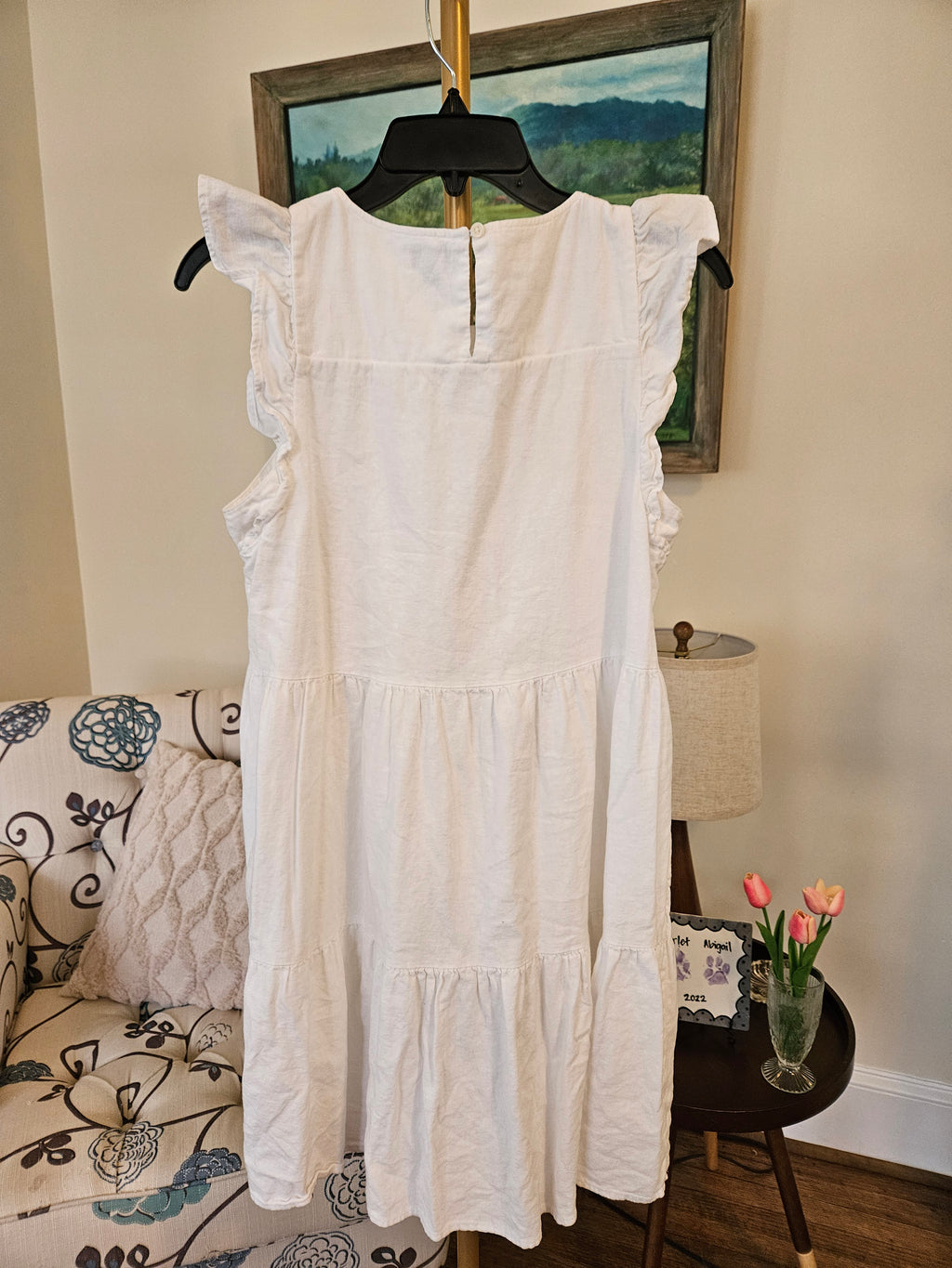 J. CREW White Sleeveless Summer Dress Sz 8
