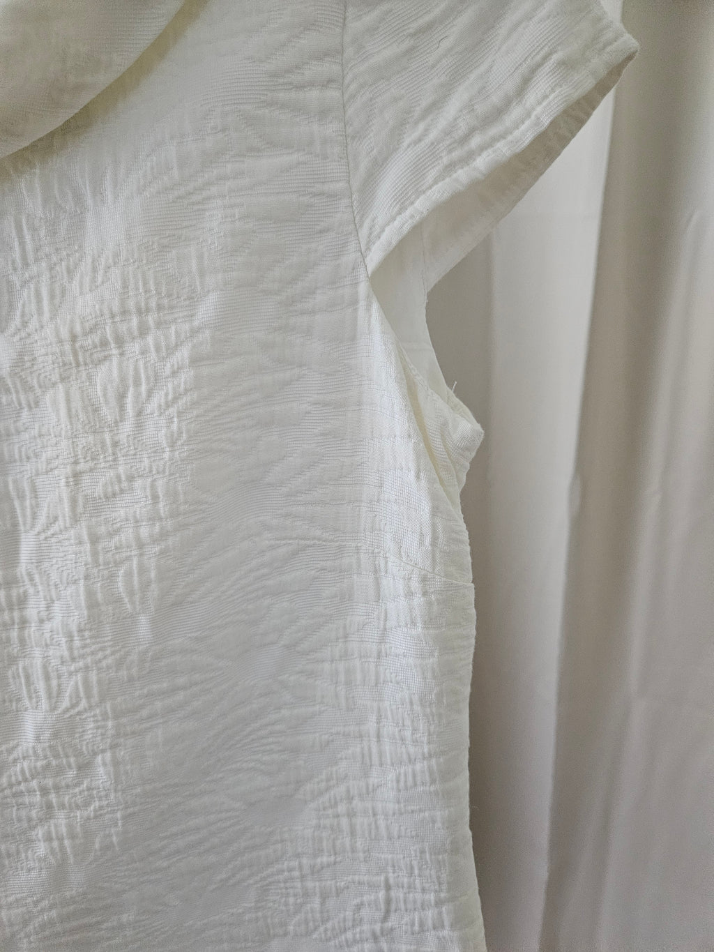 Etcetera Off White Brocade Dress Size 4