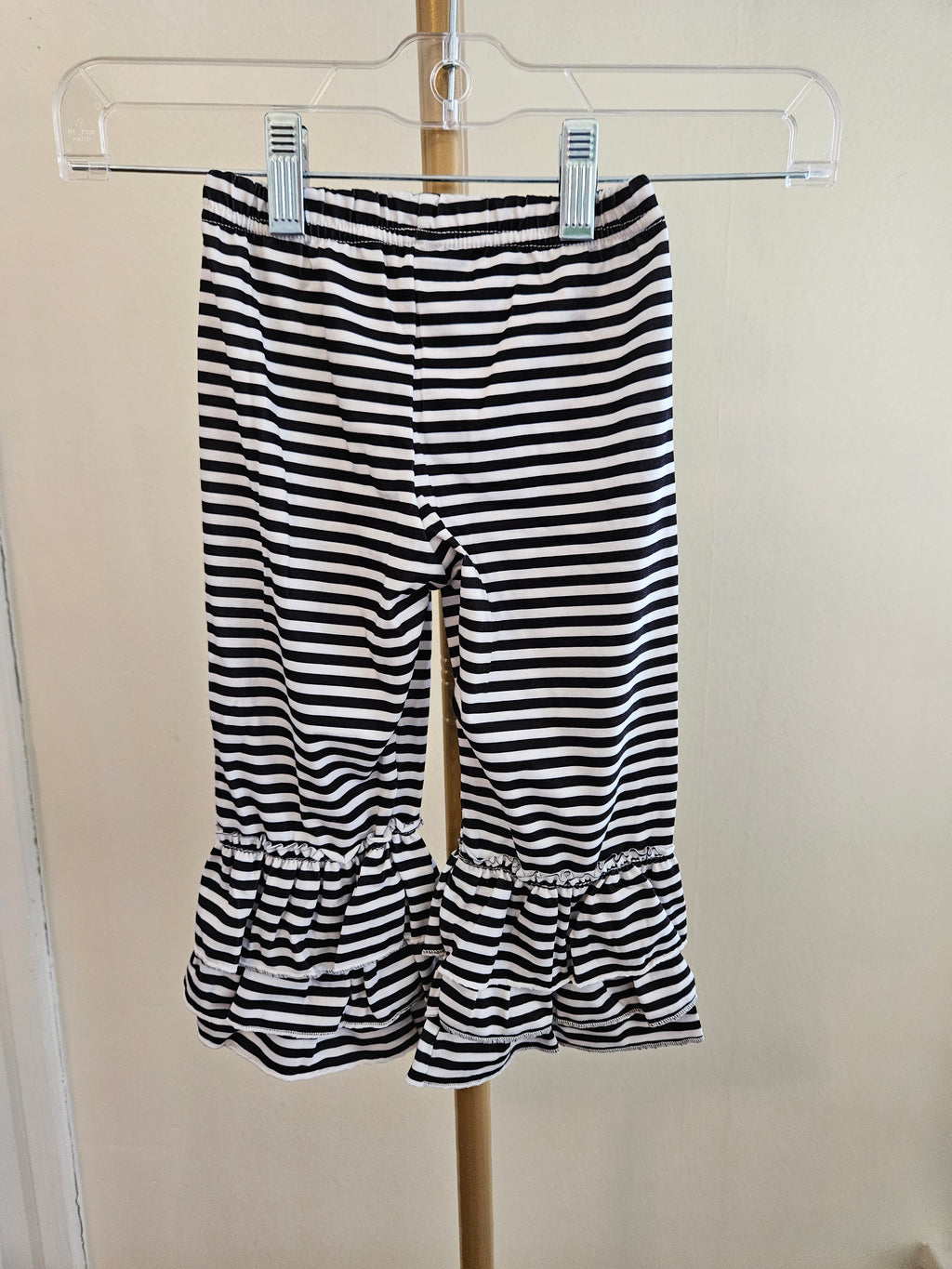 Abby & Evie Hocus Pocus 2pc Outfit With Stripped Ruffle Pants