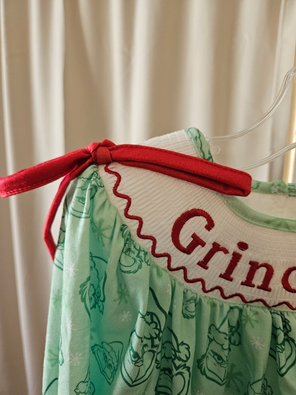 Custom Grinchmas Two-Piece Outfit Size 2T