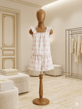 Floral & Ribbon Bow Print 2PC Set by Rosa Clothing