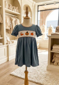 Abby & Evie Blue Thanksgiving Dress